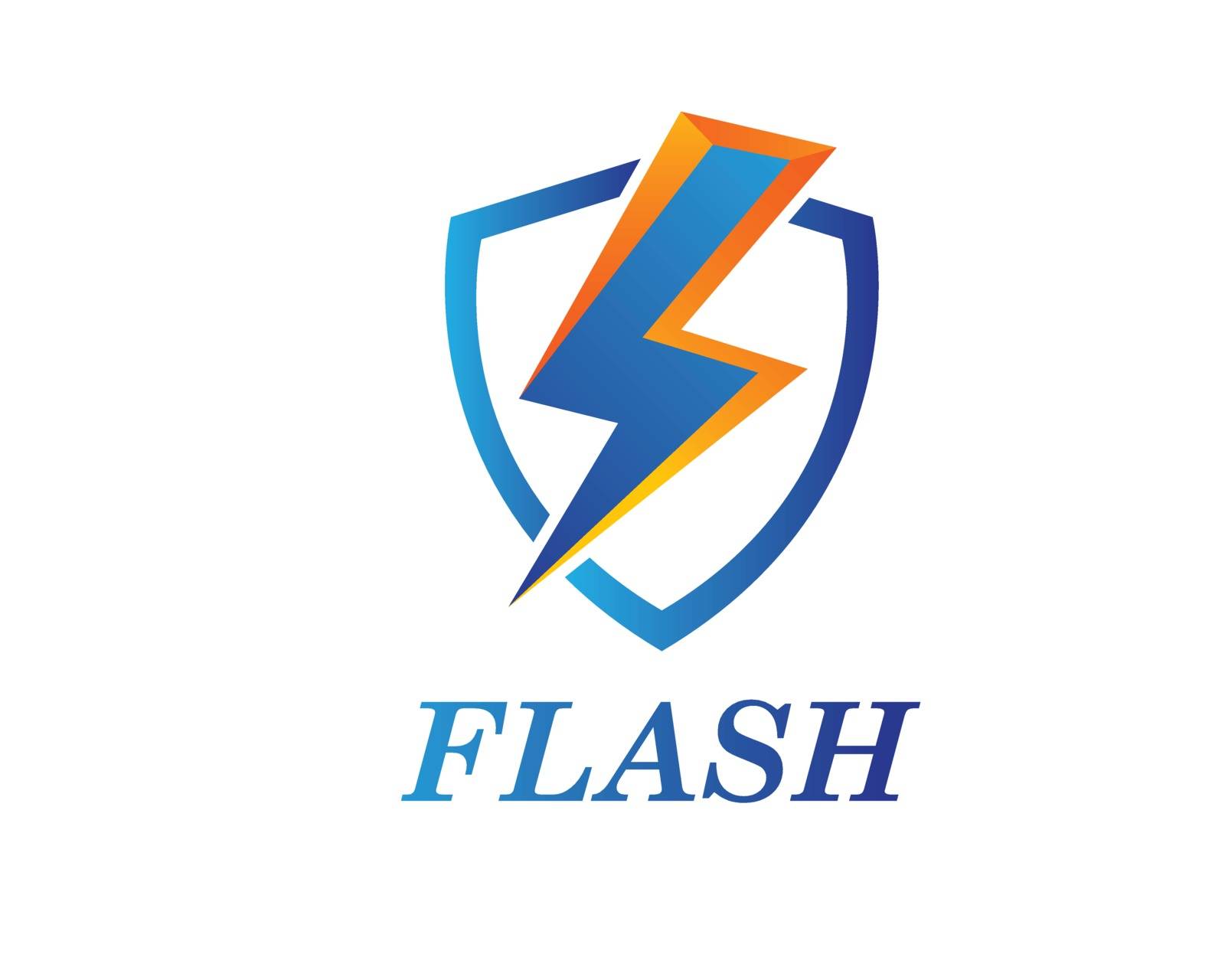 flash power thunder illustration vector by idan