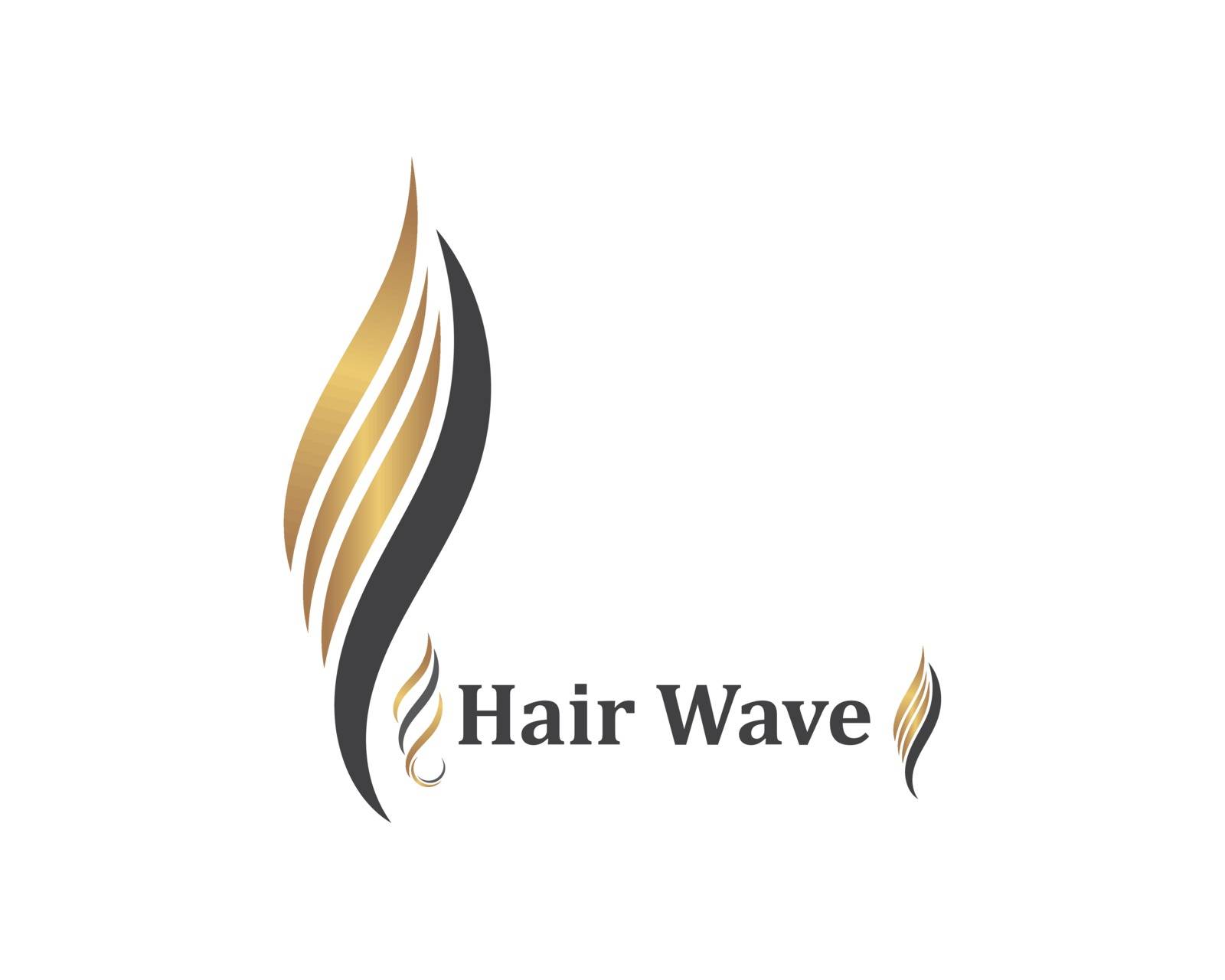 hair wave icon vector illustratin design symbol of hairstyle and by idan