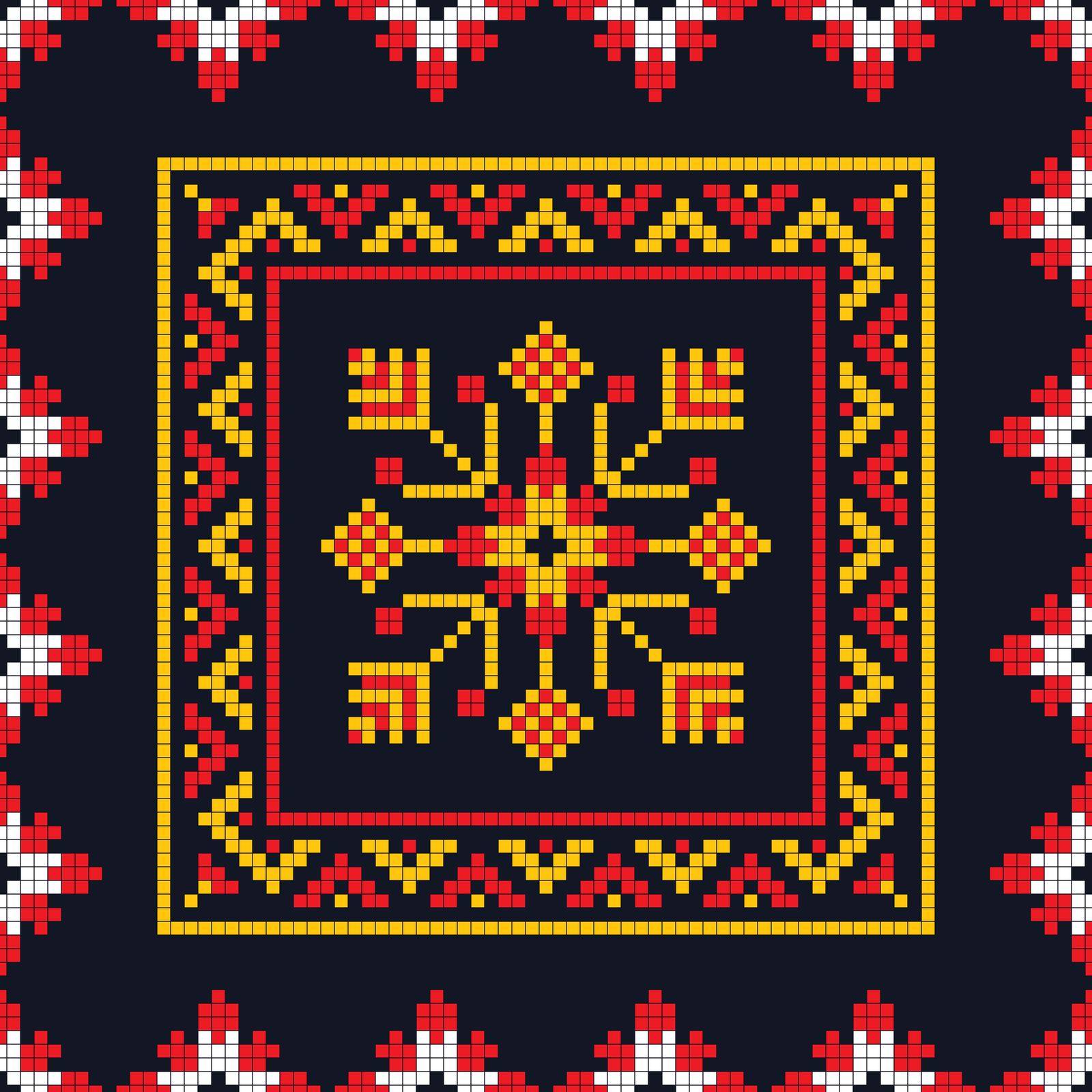 Romanian traditional pattern 207 by Lirch