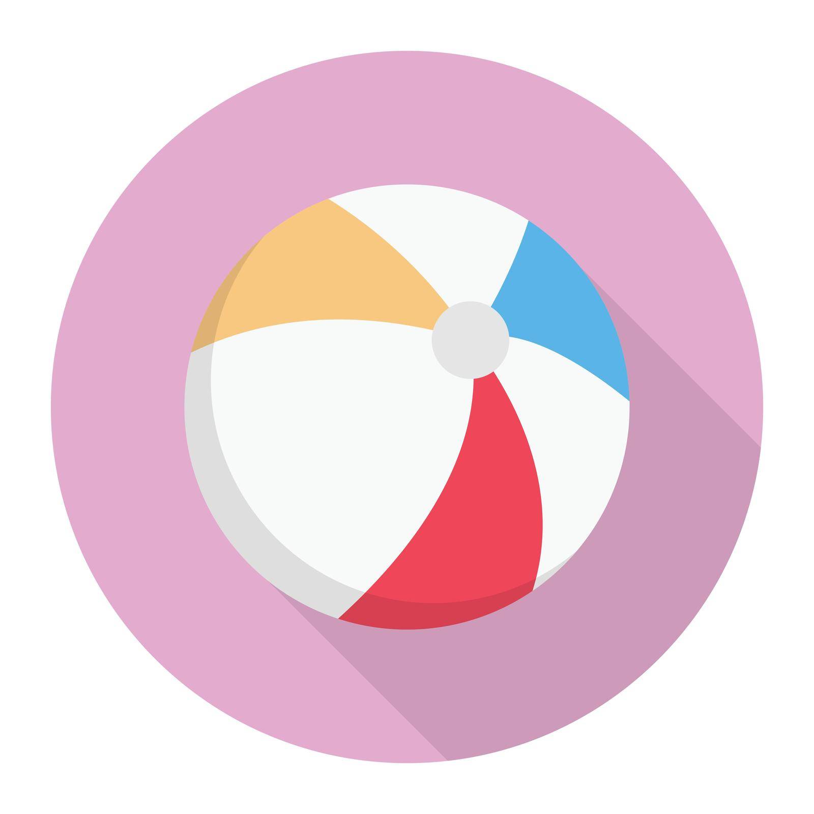 ball vector colour flat icon