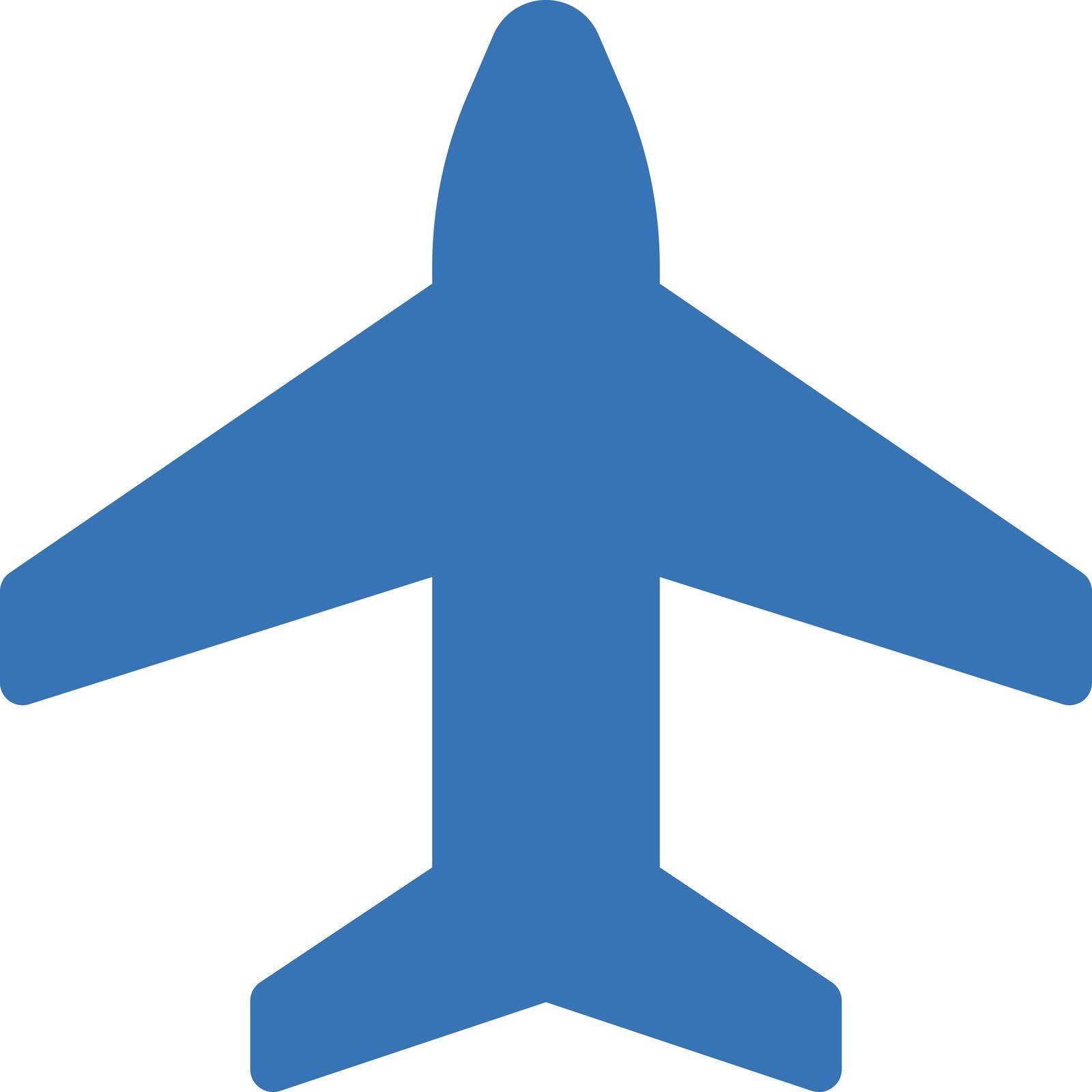 travel vector glyph flat icon
