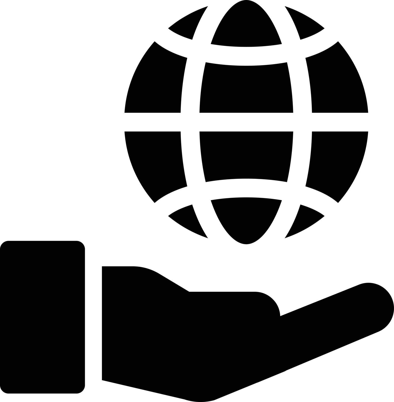 world vector glyph flat icon