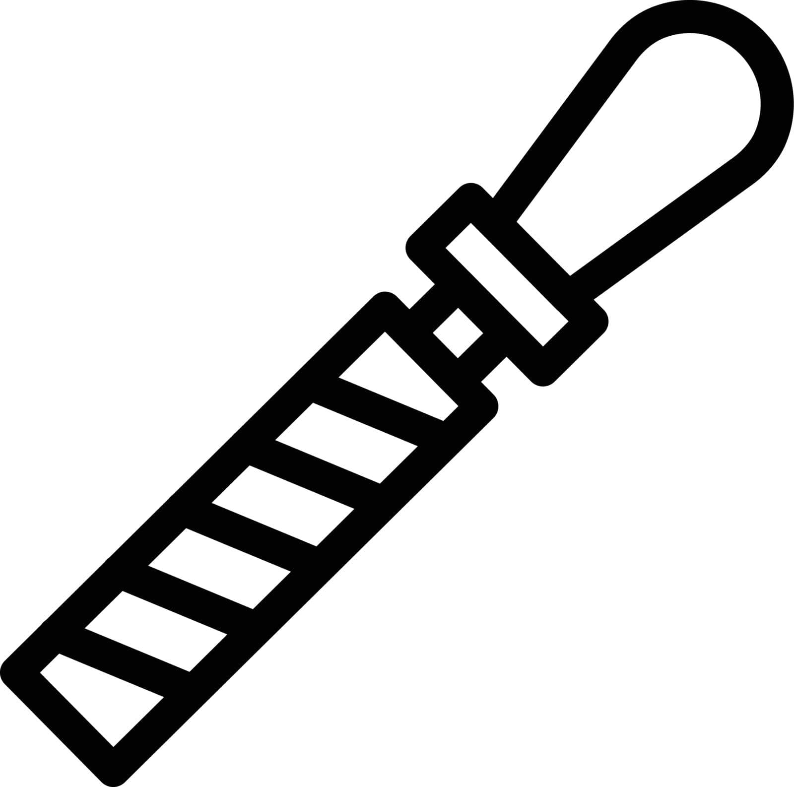 blade vector thin lour line icon