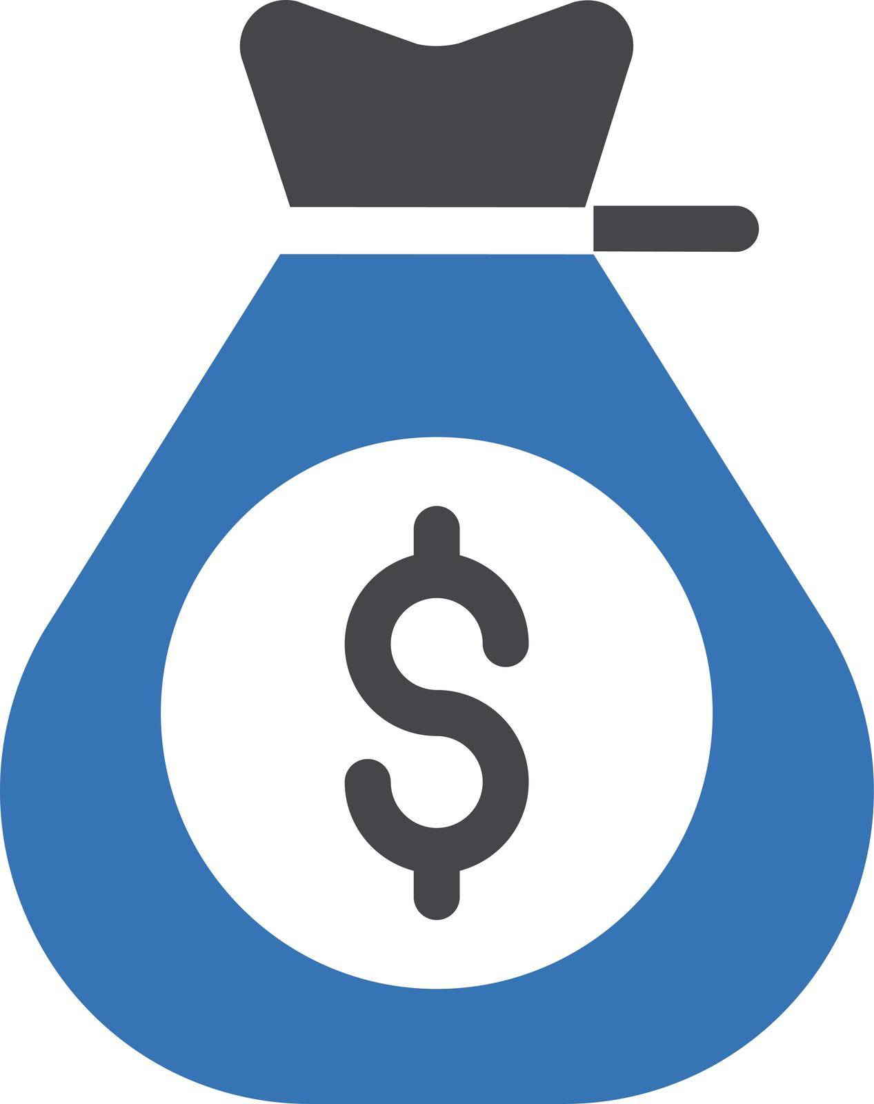 money vector glyph colour icon