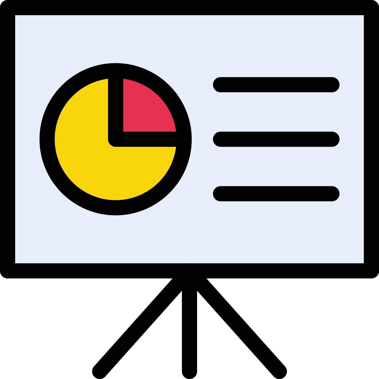 board vector colour line icon