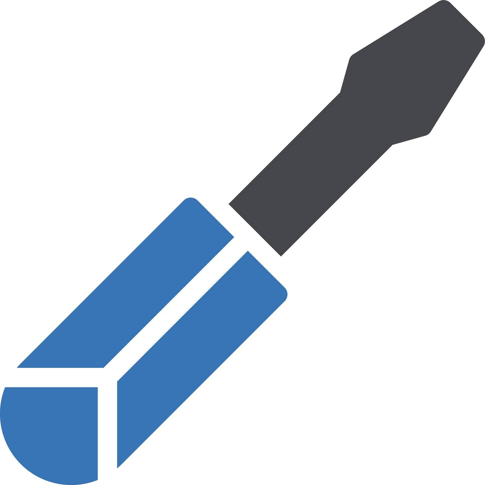 screwdriver vector glyph colour icon