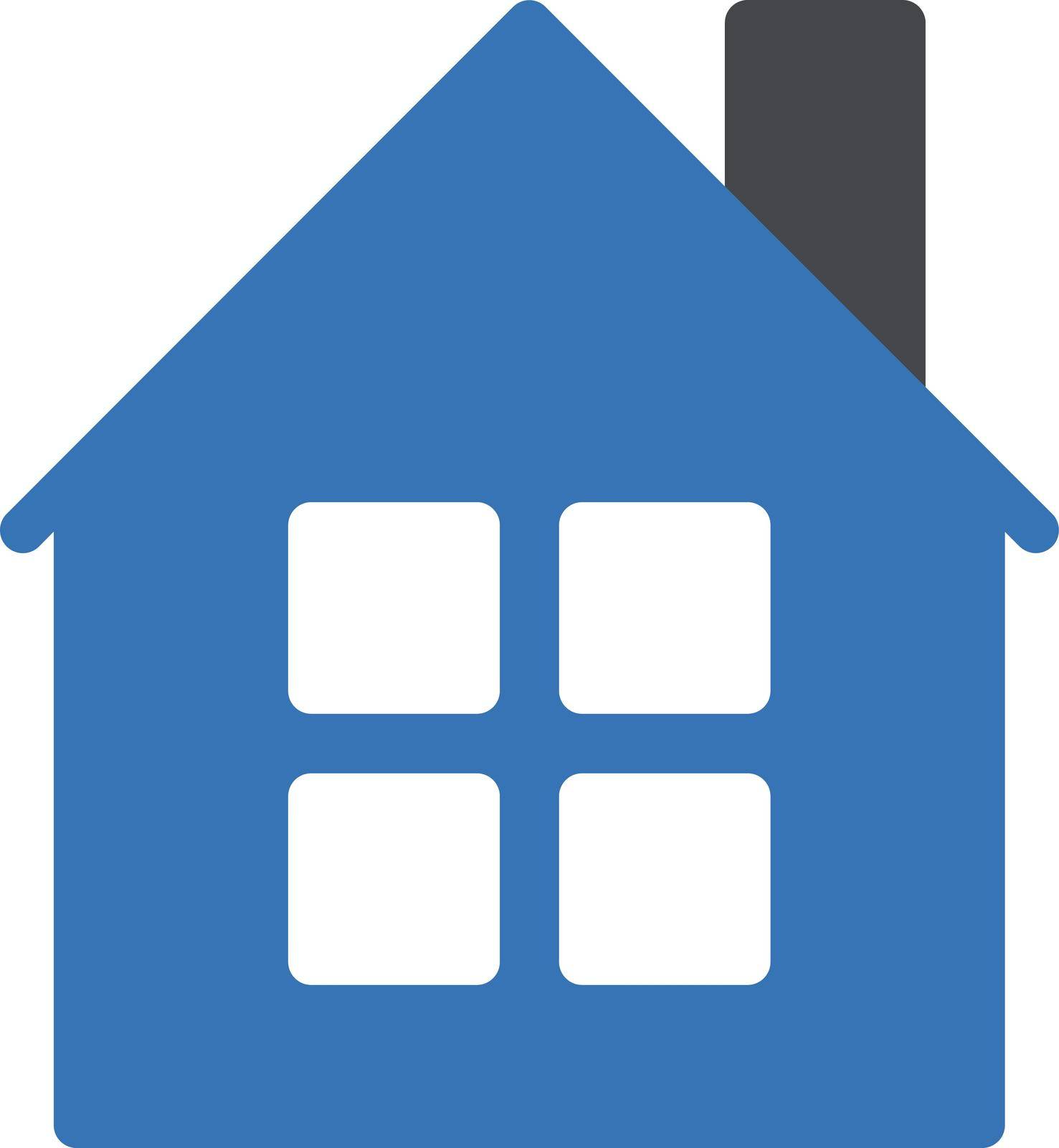 home vector glyph colour icon