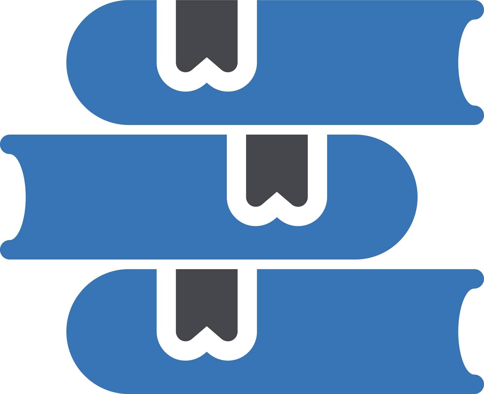 bookmark vector glyph colour icon