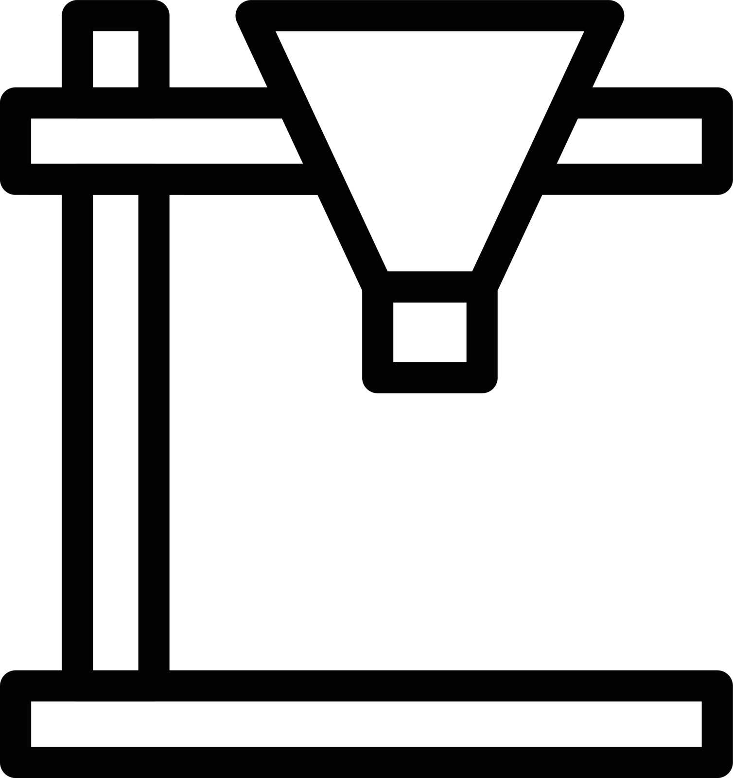coffee maker vector thin line icon