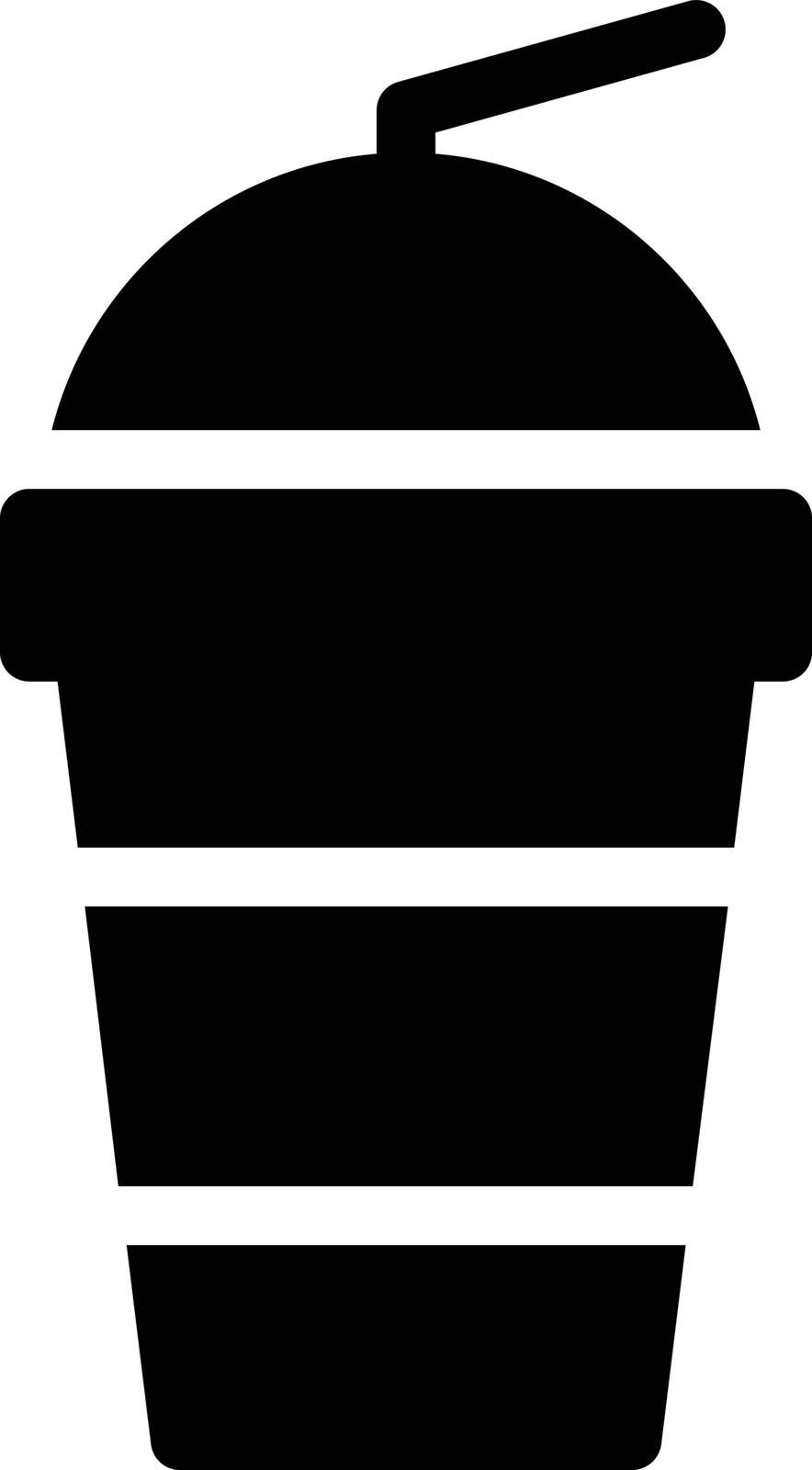 coffee vector glyph flat icon