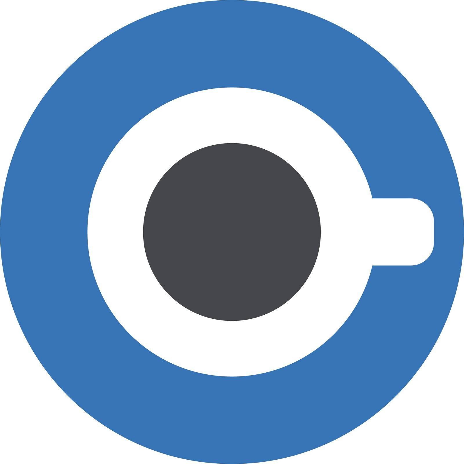 tea vector glyph color icon
