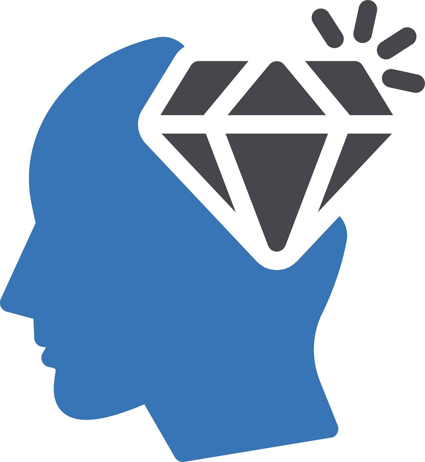 diamond vector glyph color icon