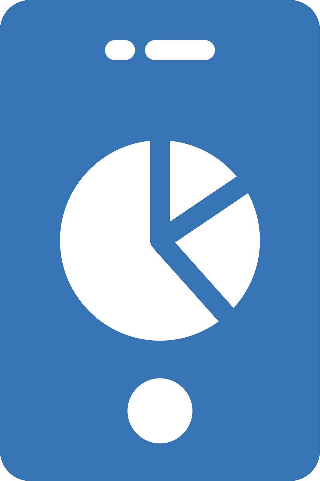 chart vector glyph colour icon