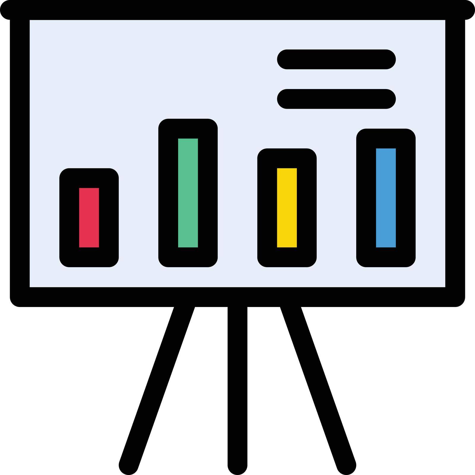 board vector color line icon
