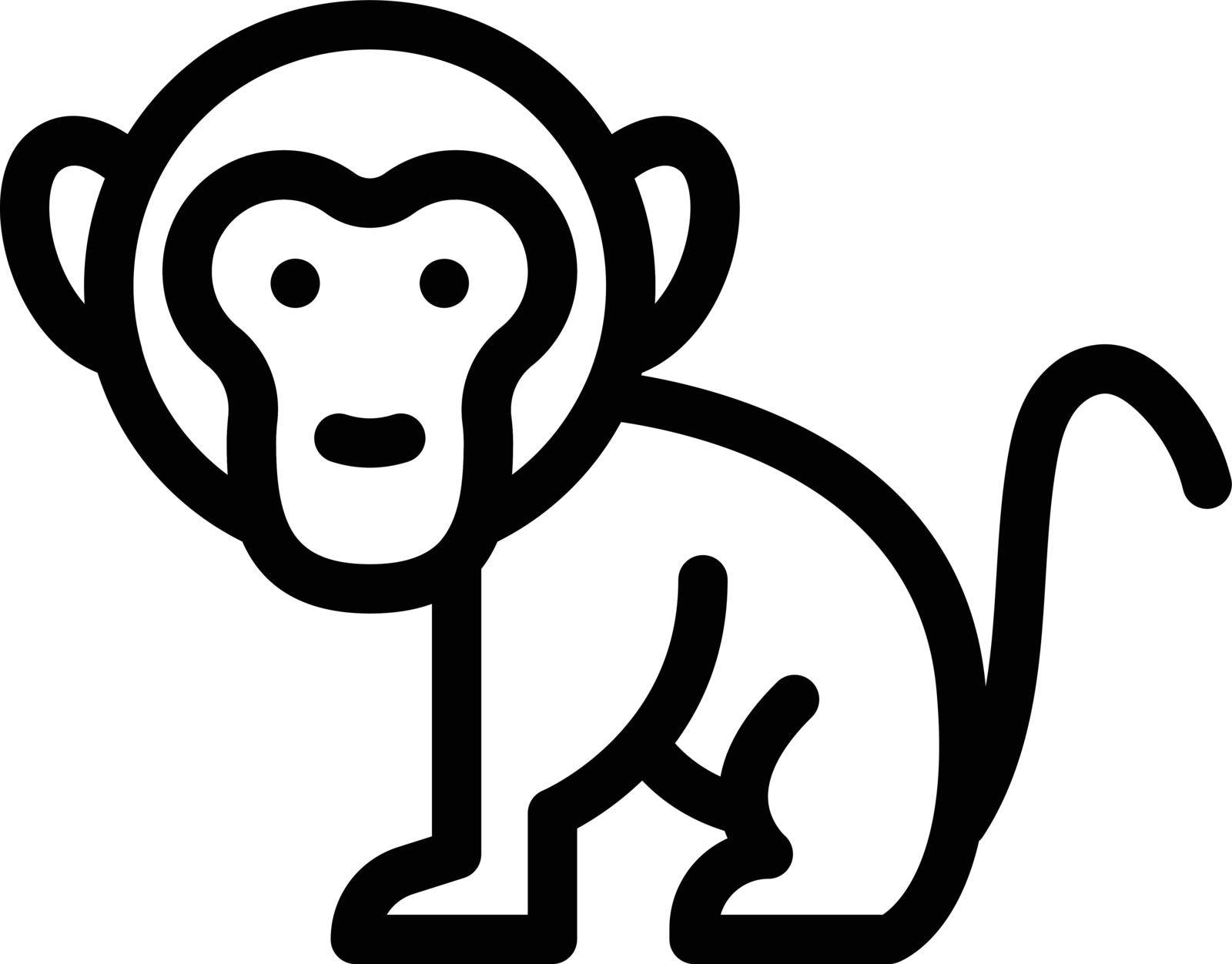 monkey by vectorstall