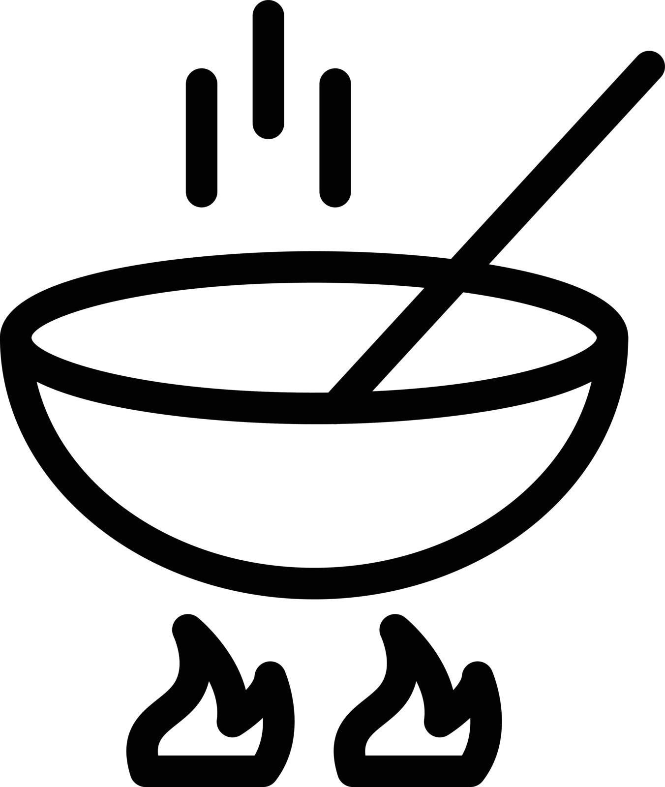 food vector thin line icon