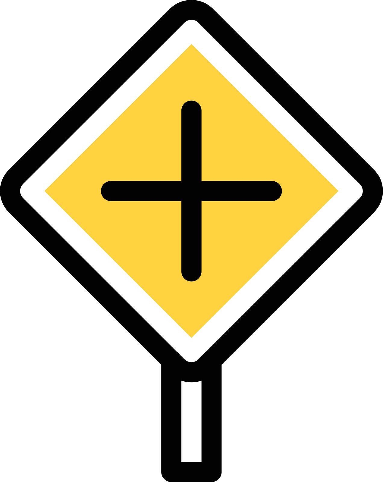 caution vector colour line icon