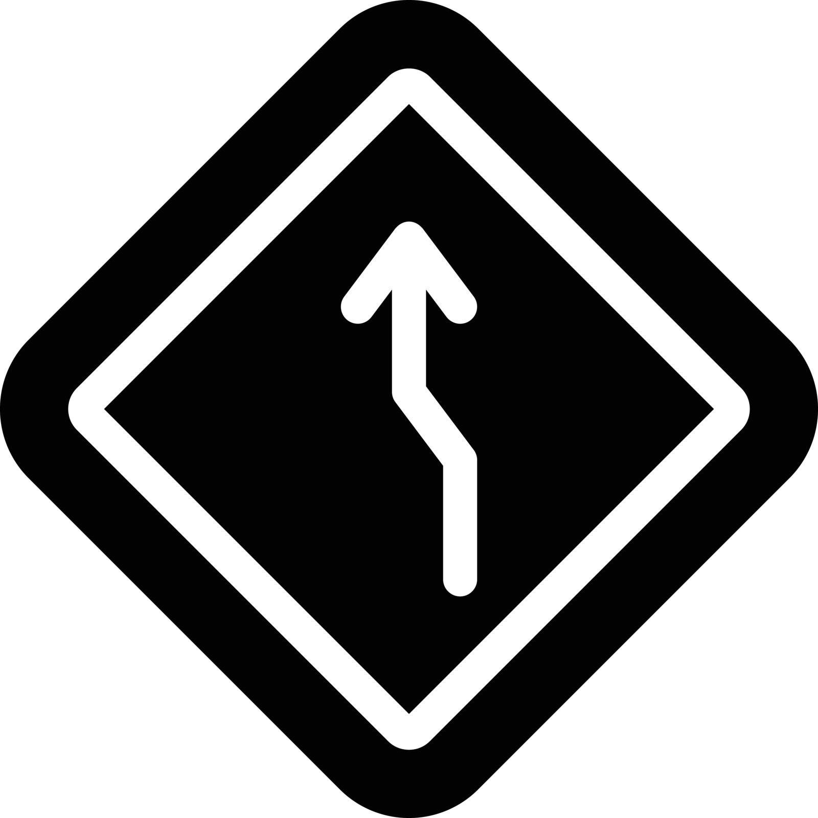 curve vector glyph flat icon