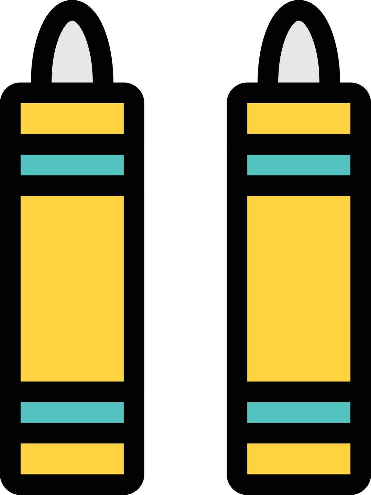 stationary vector colour line icon