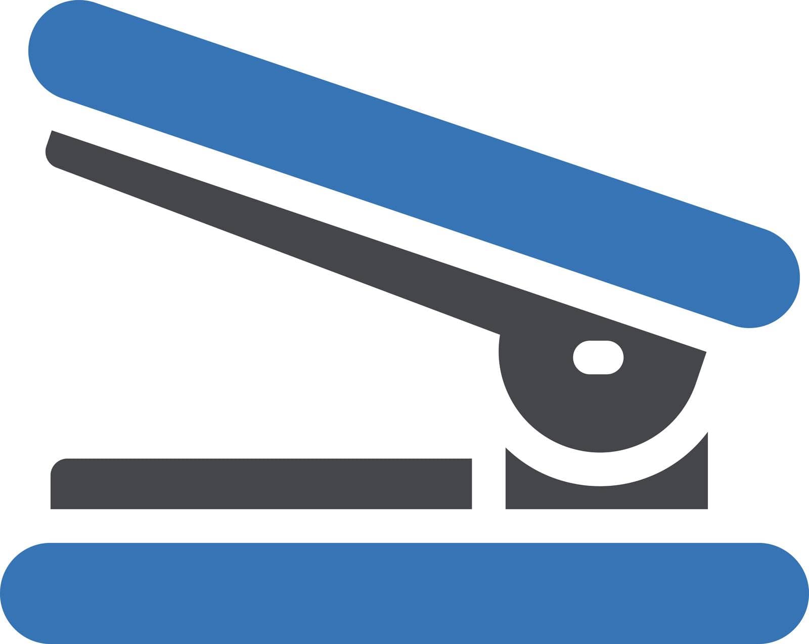 stapler vector glyph colour icon