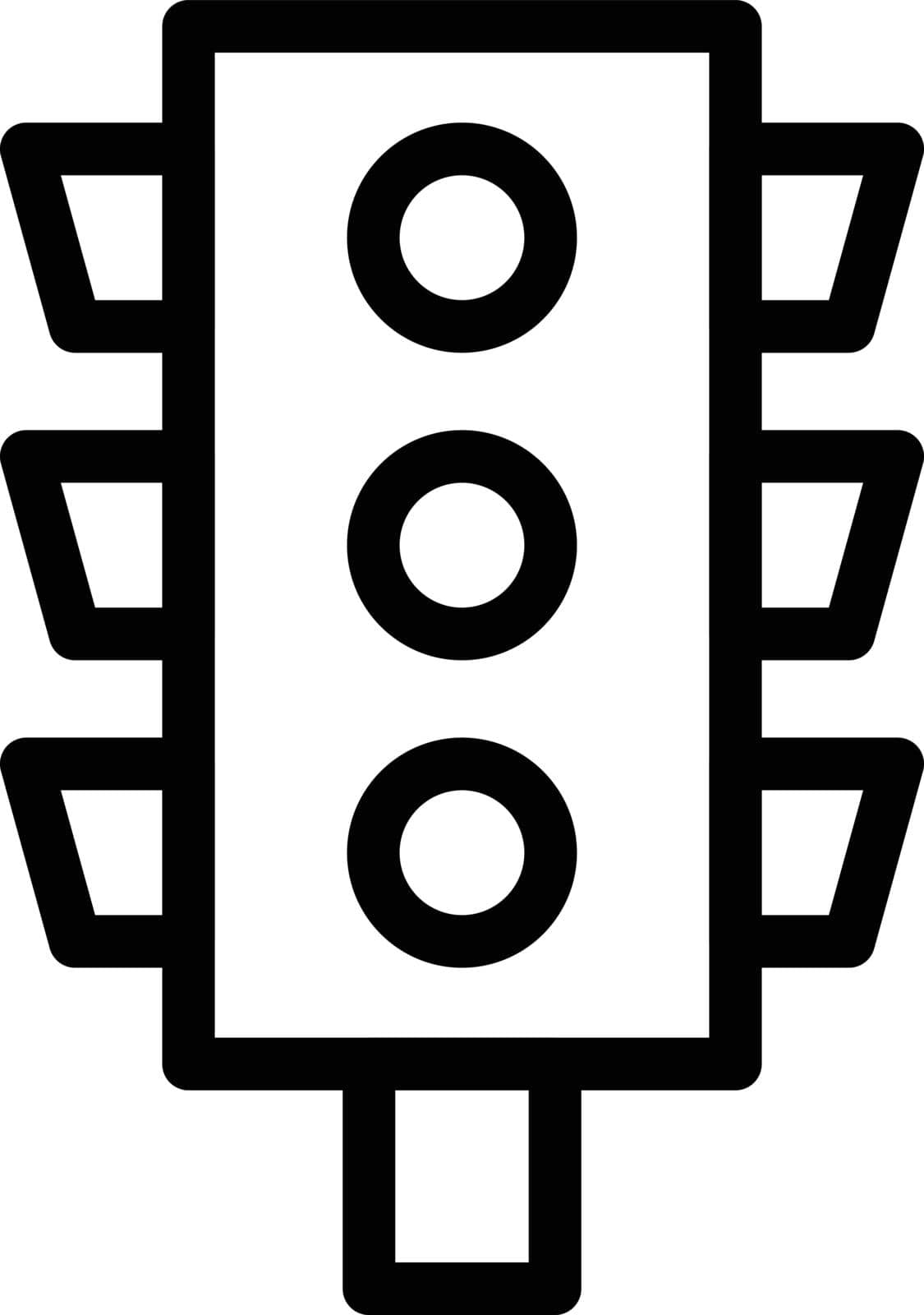 signal vector thin line icon