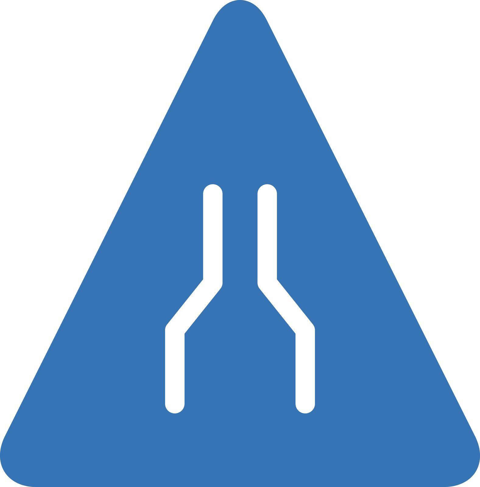 road vector glyph color icon