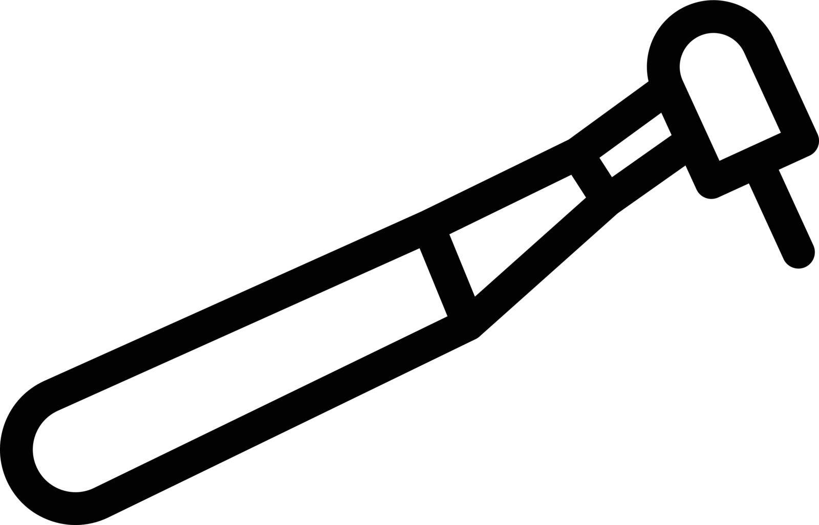 dental tool vector thin line icon