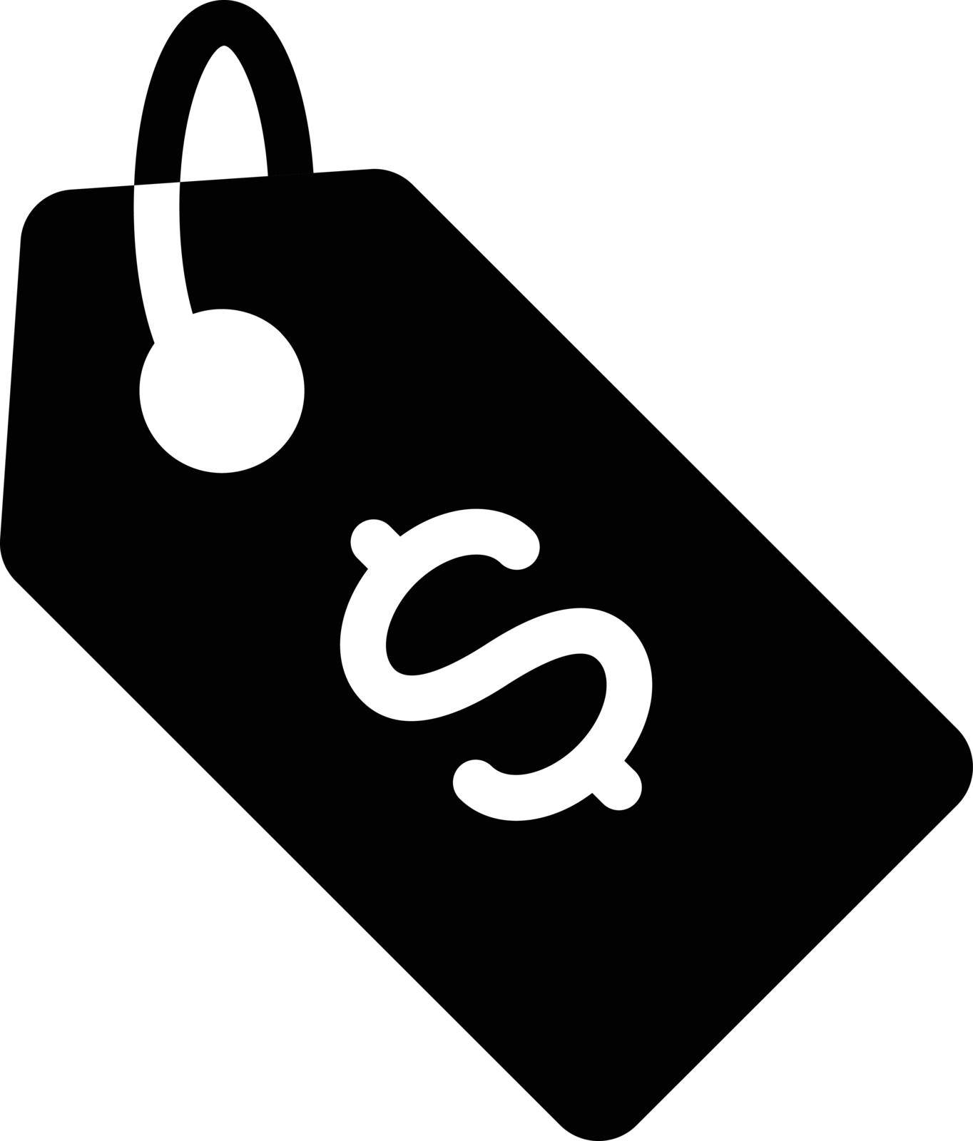 price vector glyph flat icon