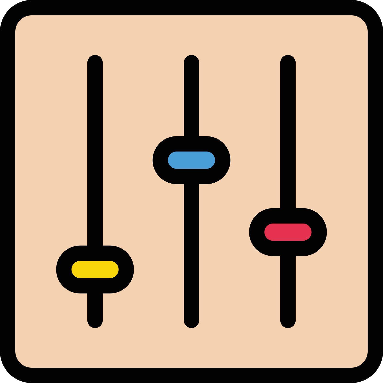 control vector line colour icon
