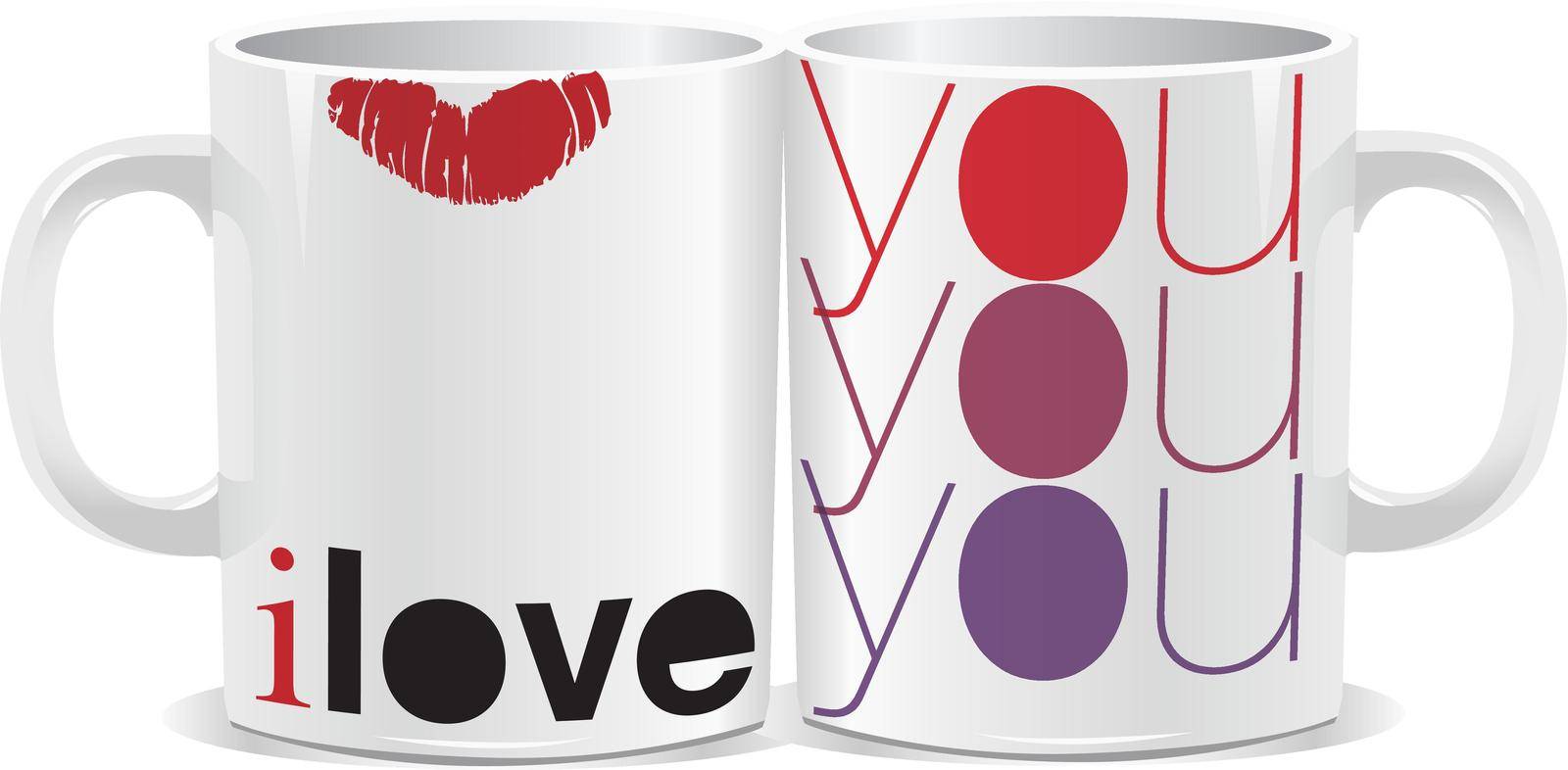 I love you mug by aroas