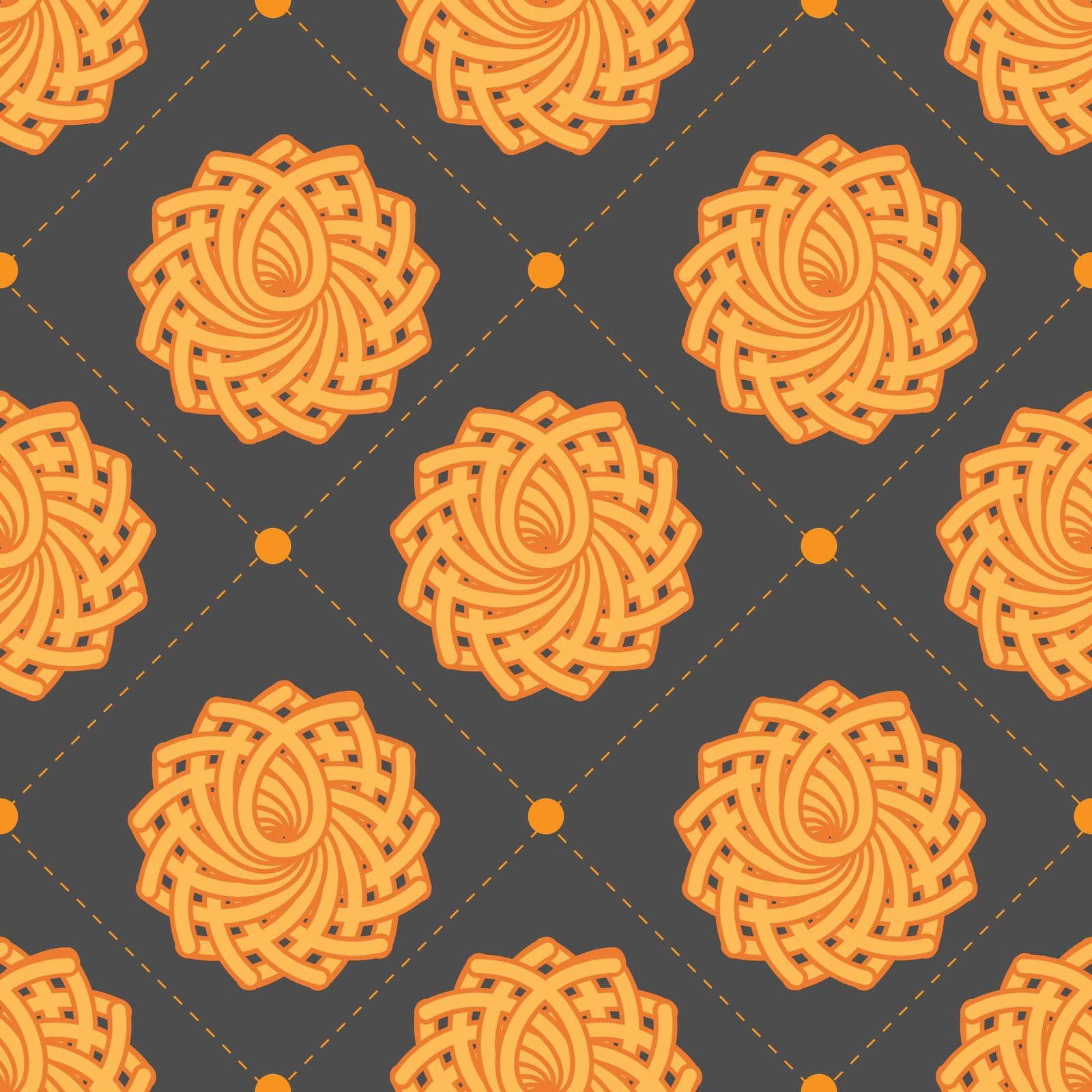 Ornament pattern vector tile