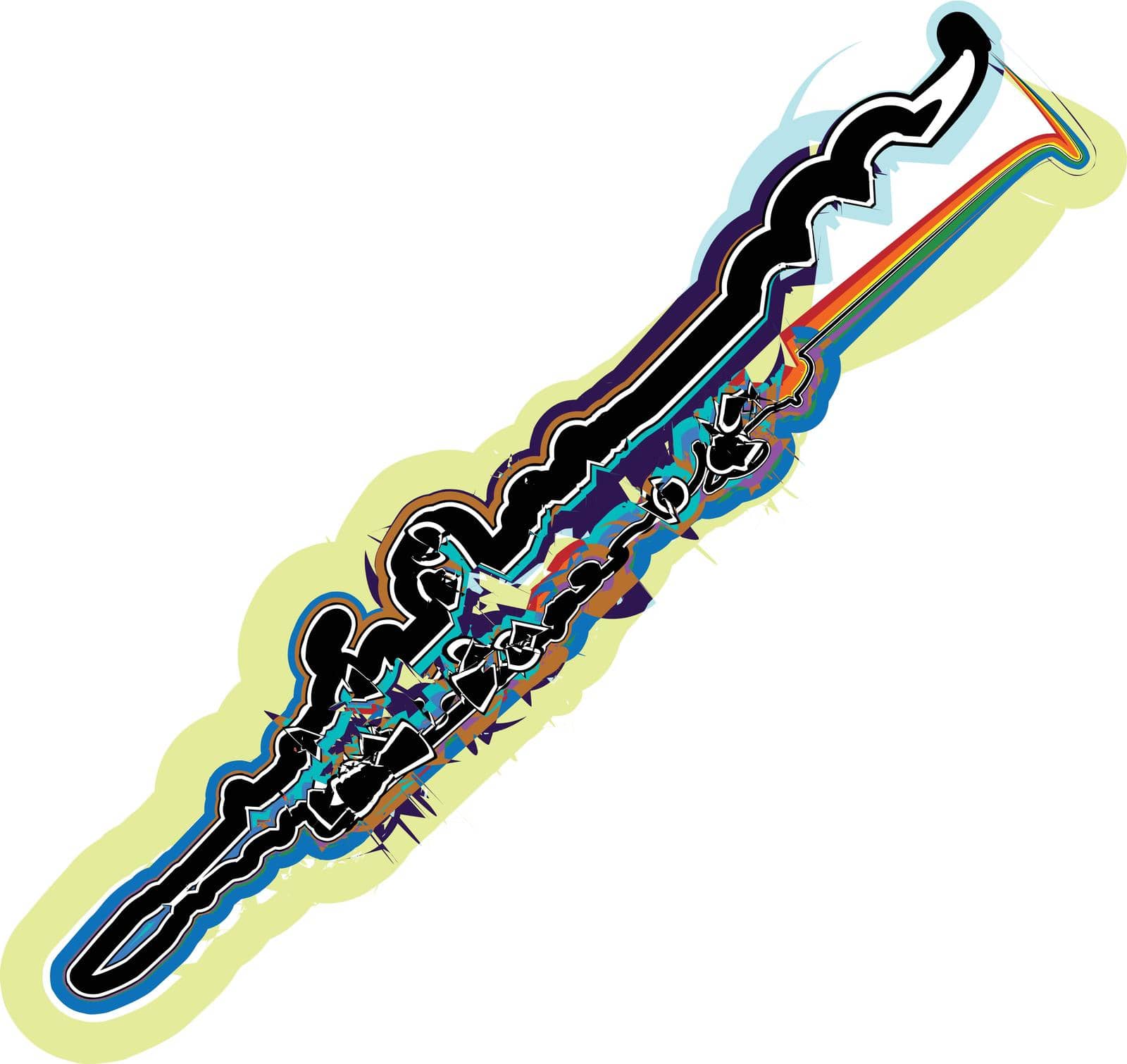 abstract Flute illustration by aroas