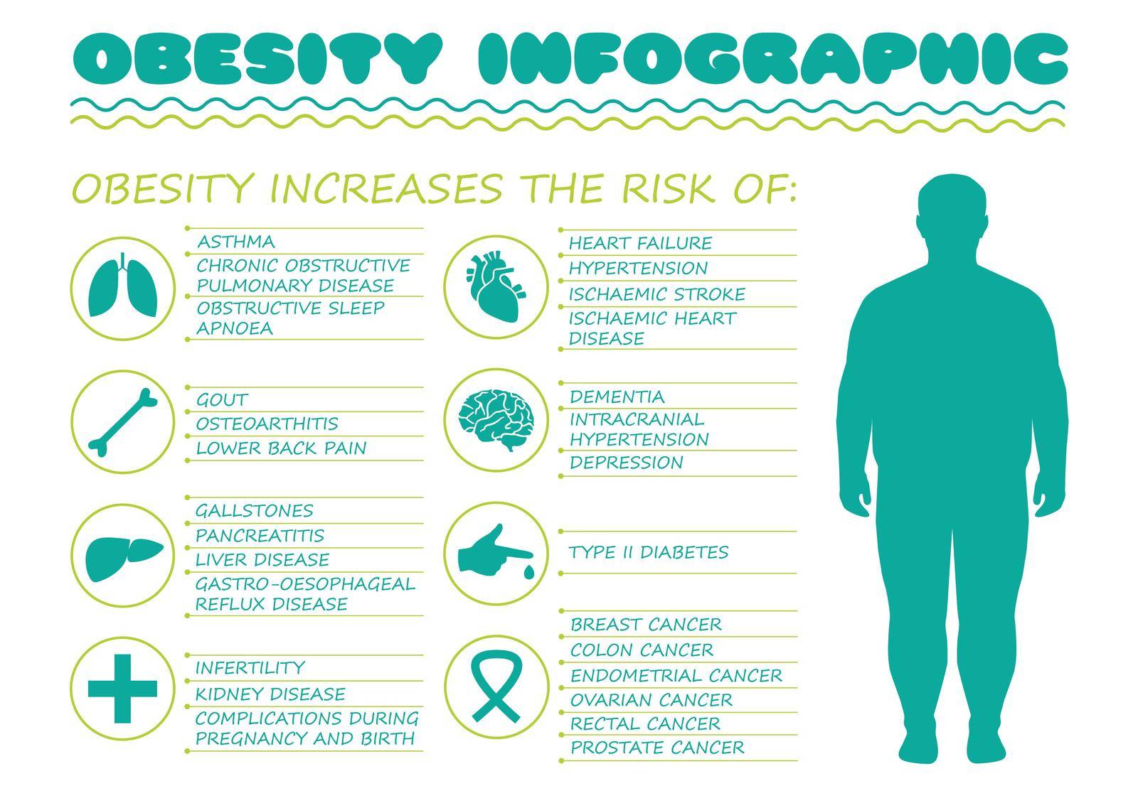 obesity infographic by eveleen