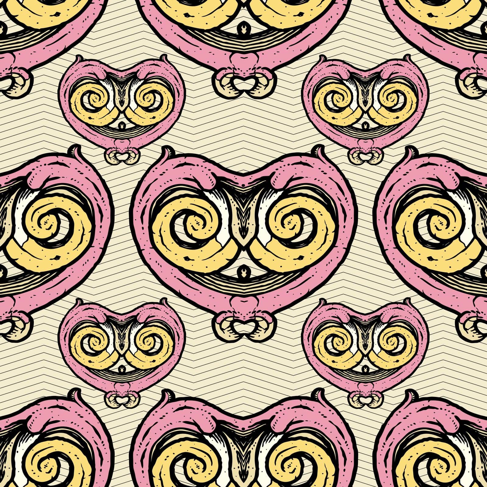 Ornament pattern vector tile by stocklady
