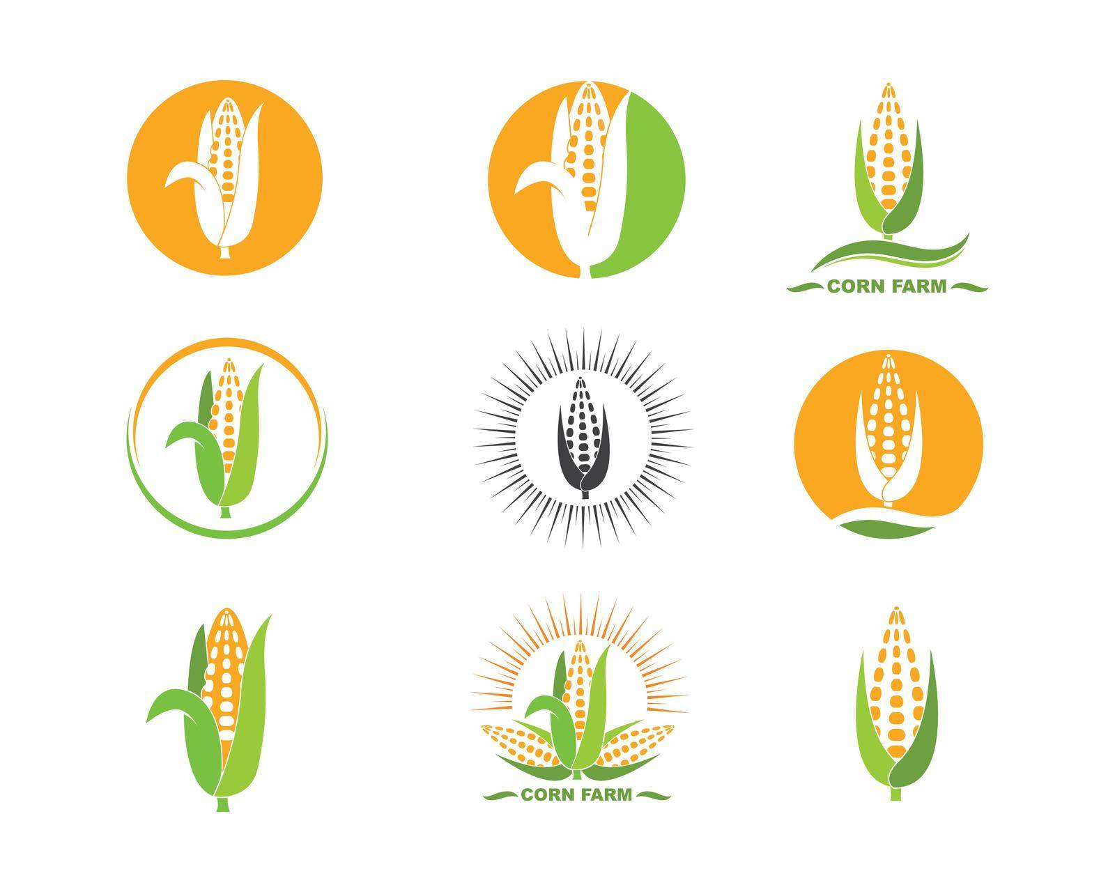 corn vector icon illustration design by idan