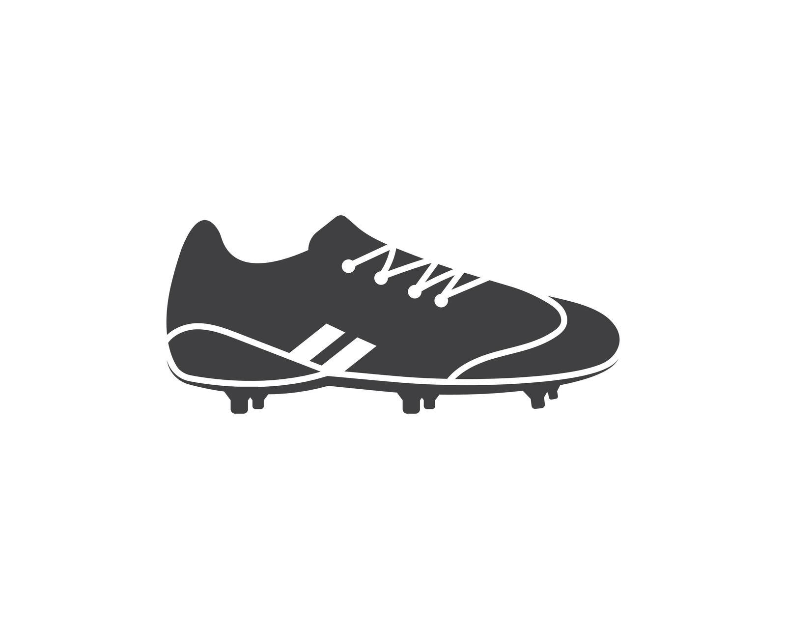 football shoes vector icon illustration design template