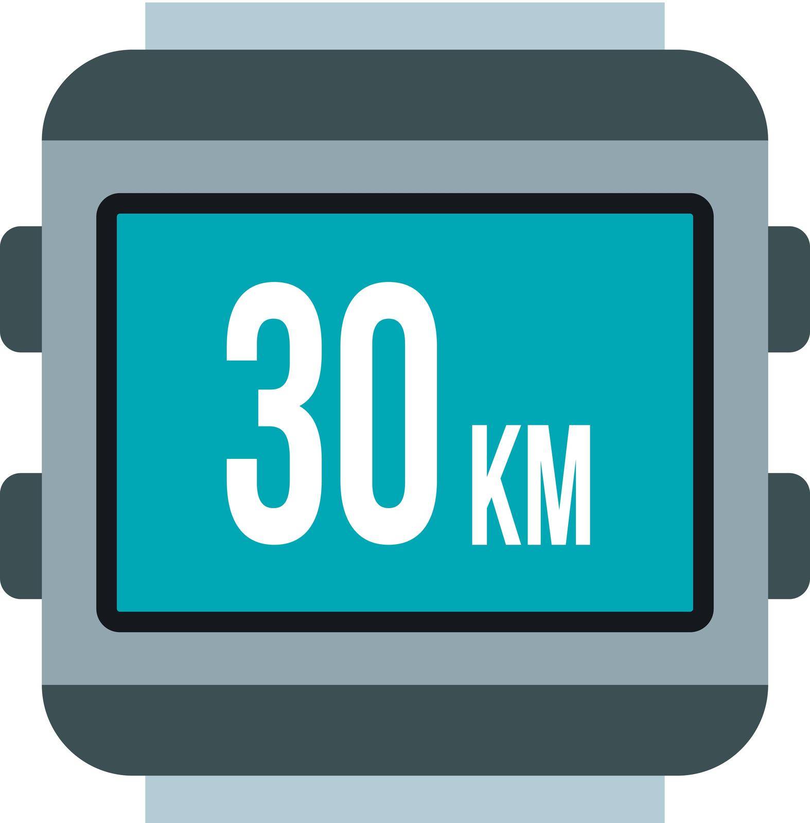 Speedometer for bike icon, flat style by ylivdesign