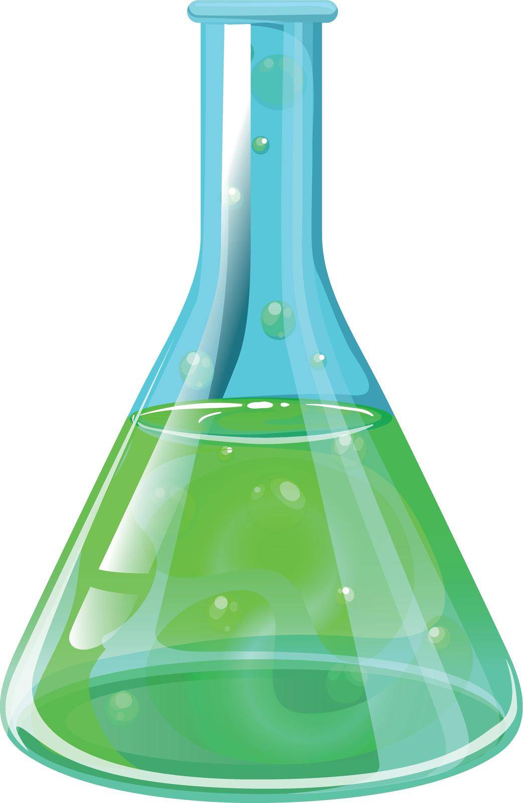 A laboratory flask by iimages