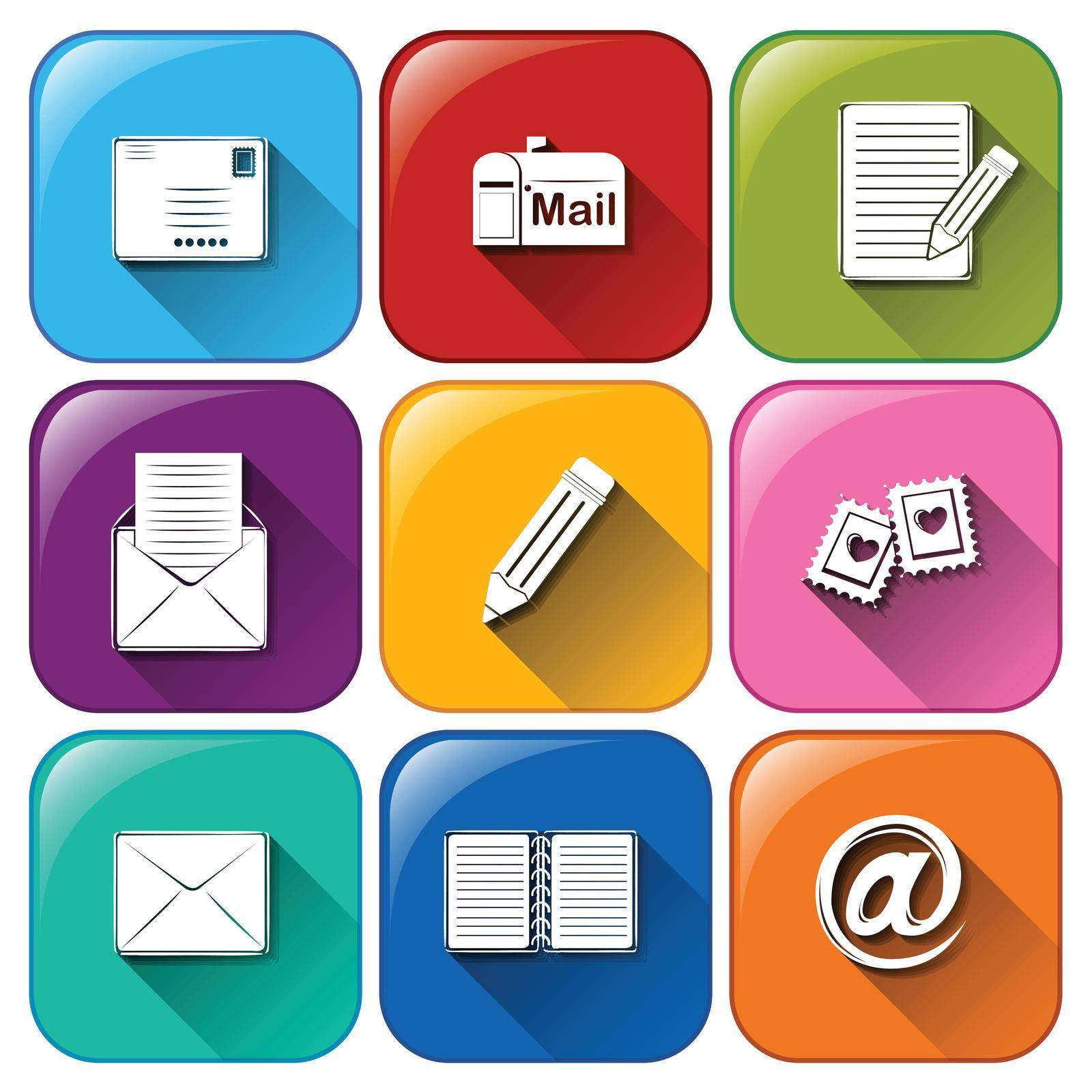 Mail icons by iimages