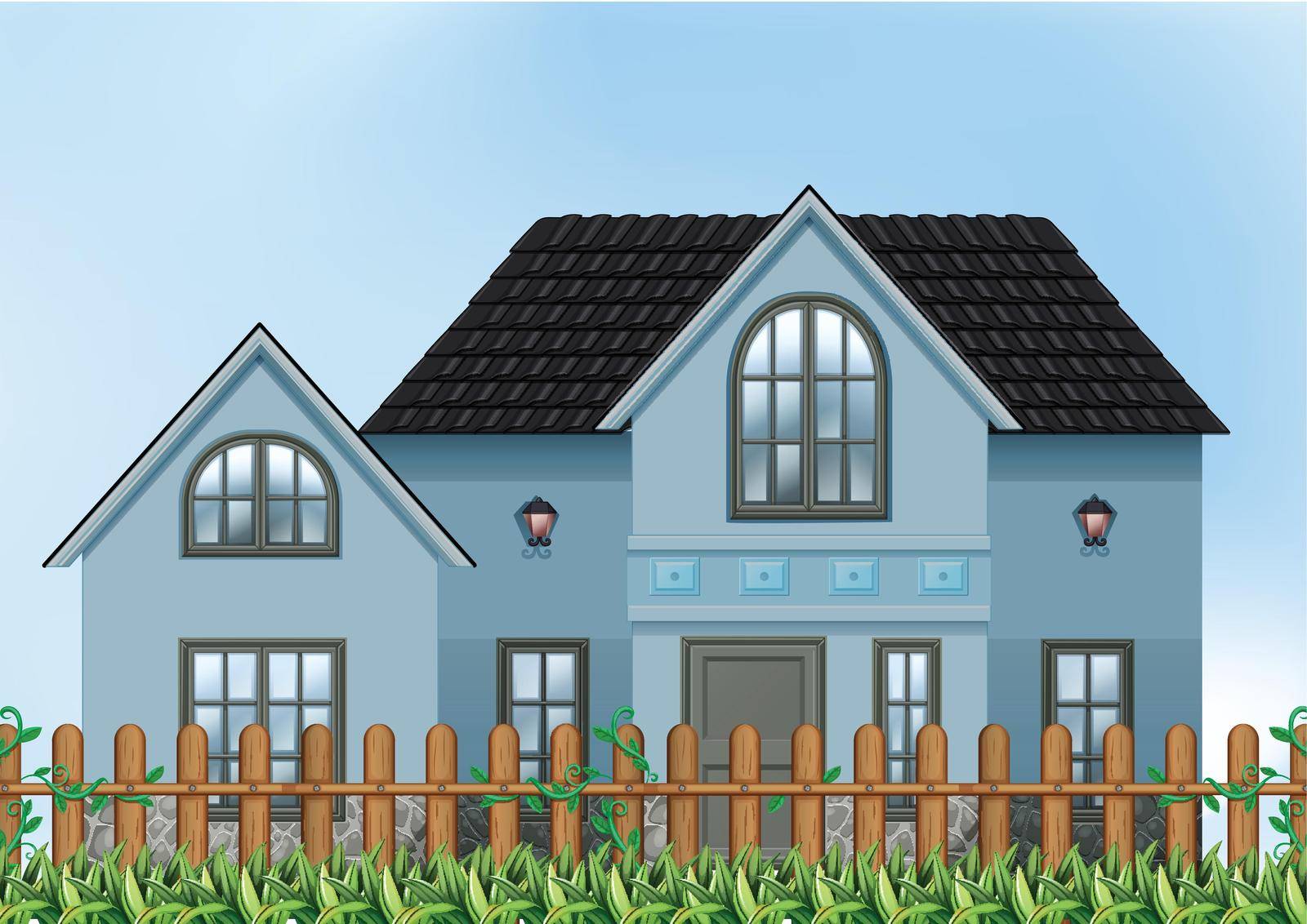 Illustration of a single detached house
