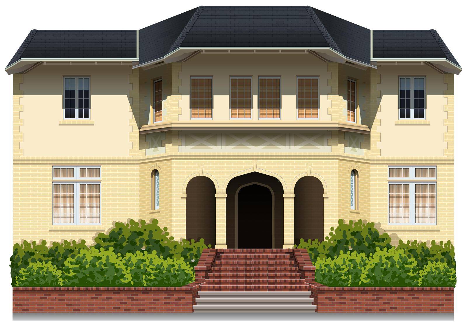 Illustration of an elegance house