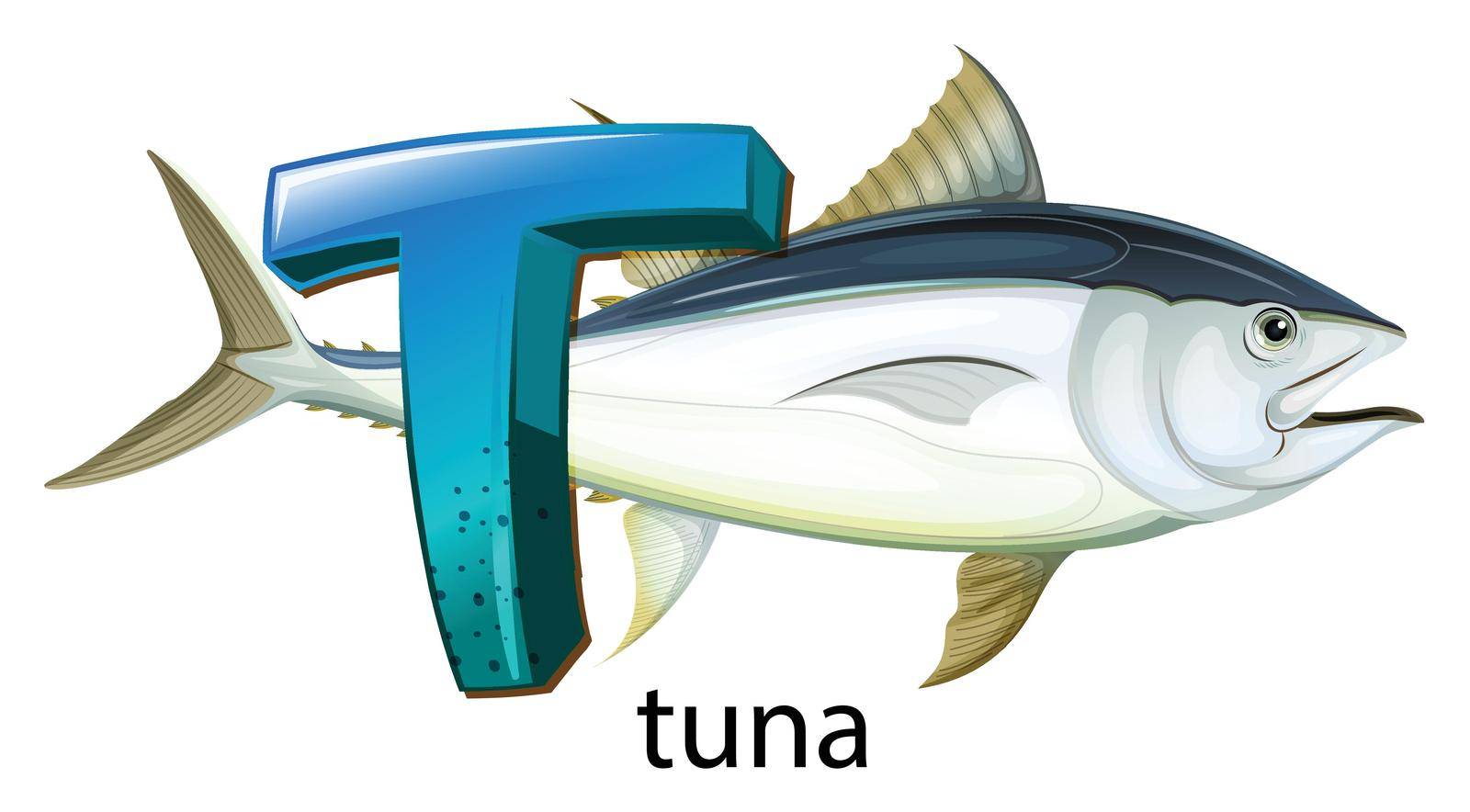 A letter T for tuna by iimages