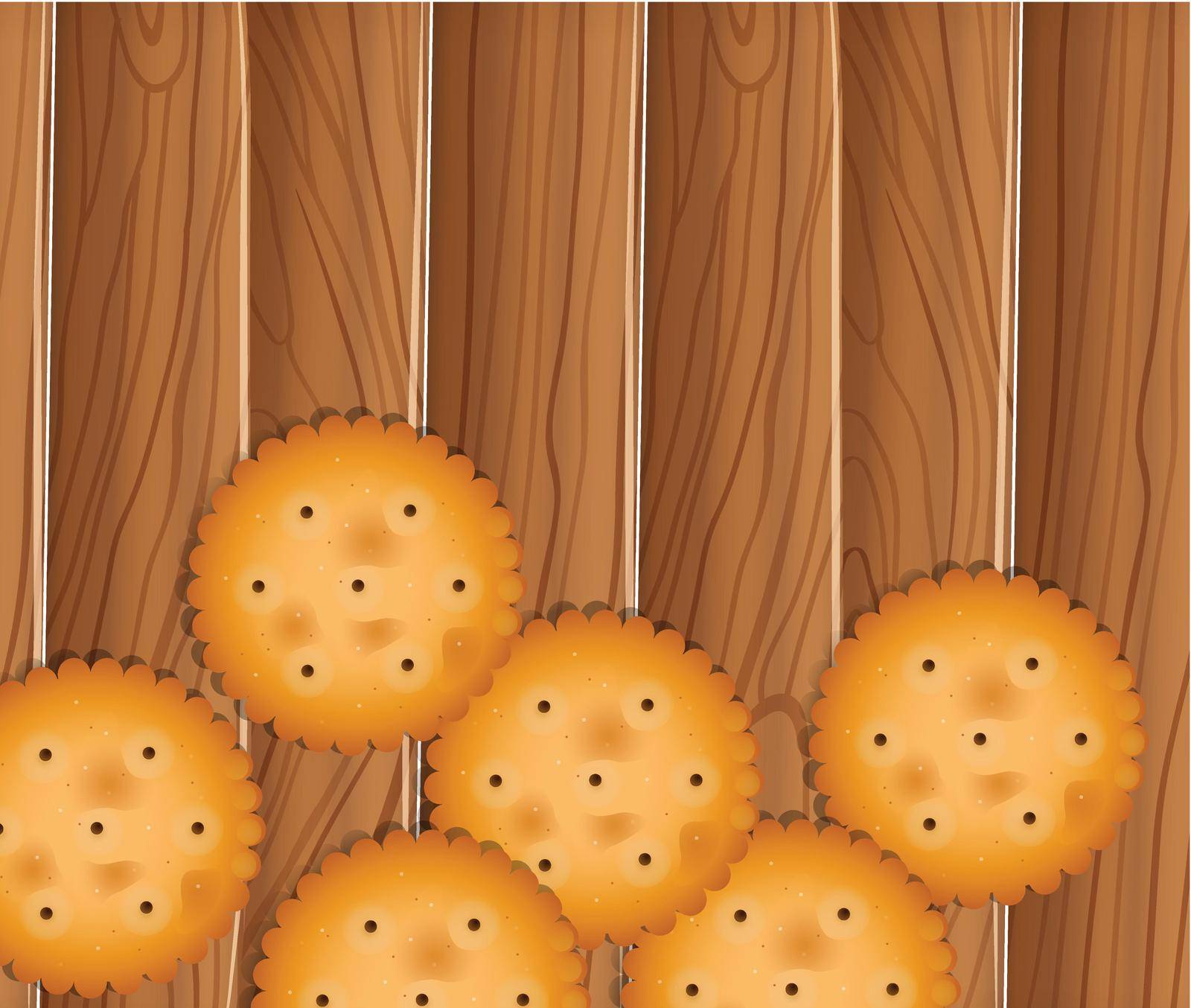 Illustration of the delectable biscuits