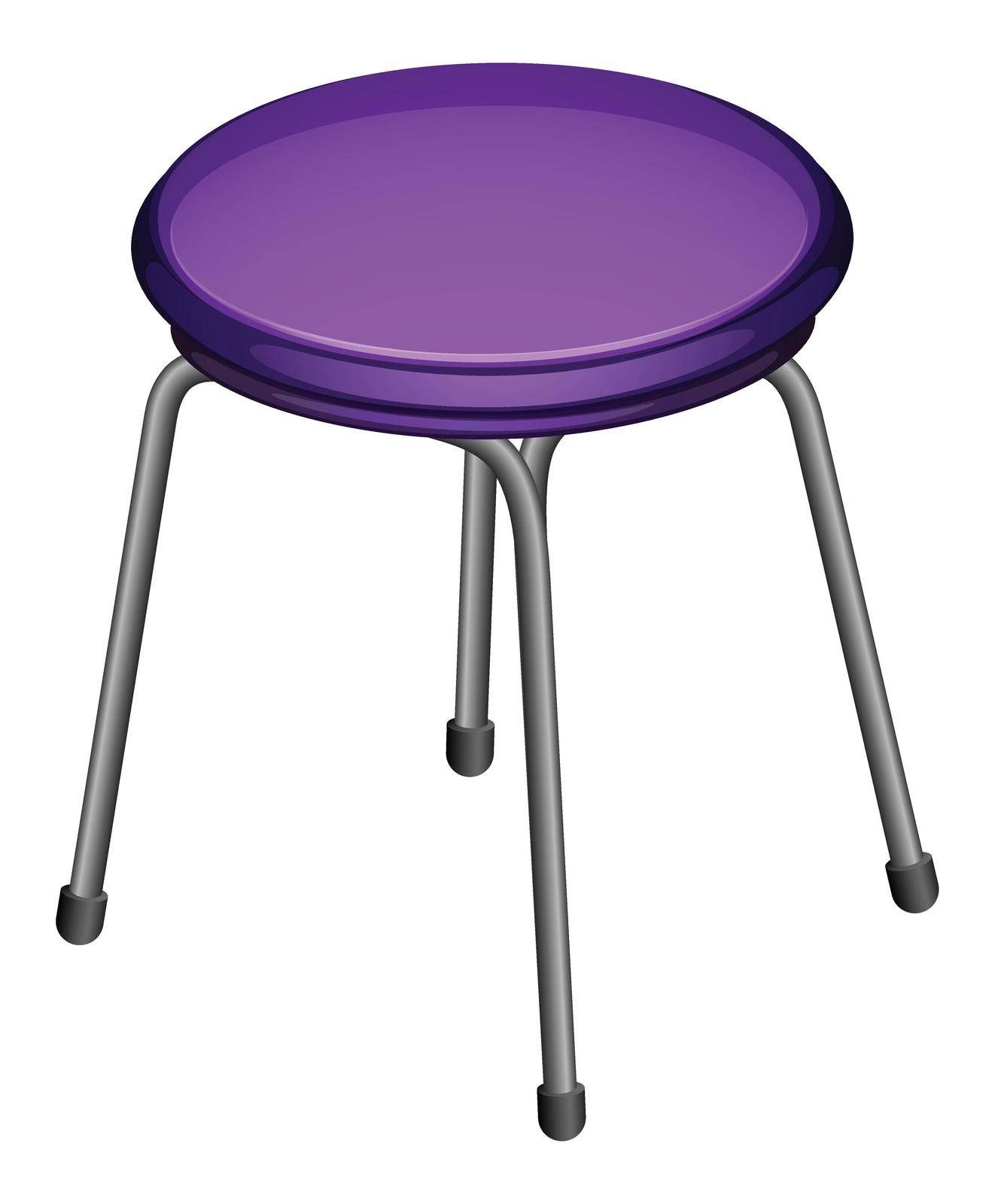 Illustration of a single stool