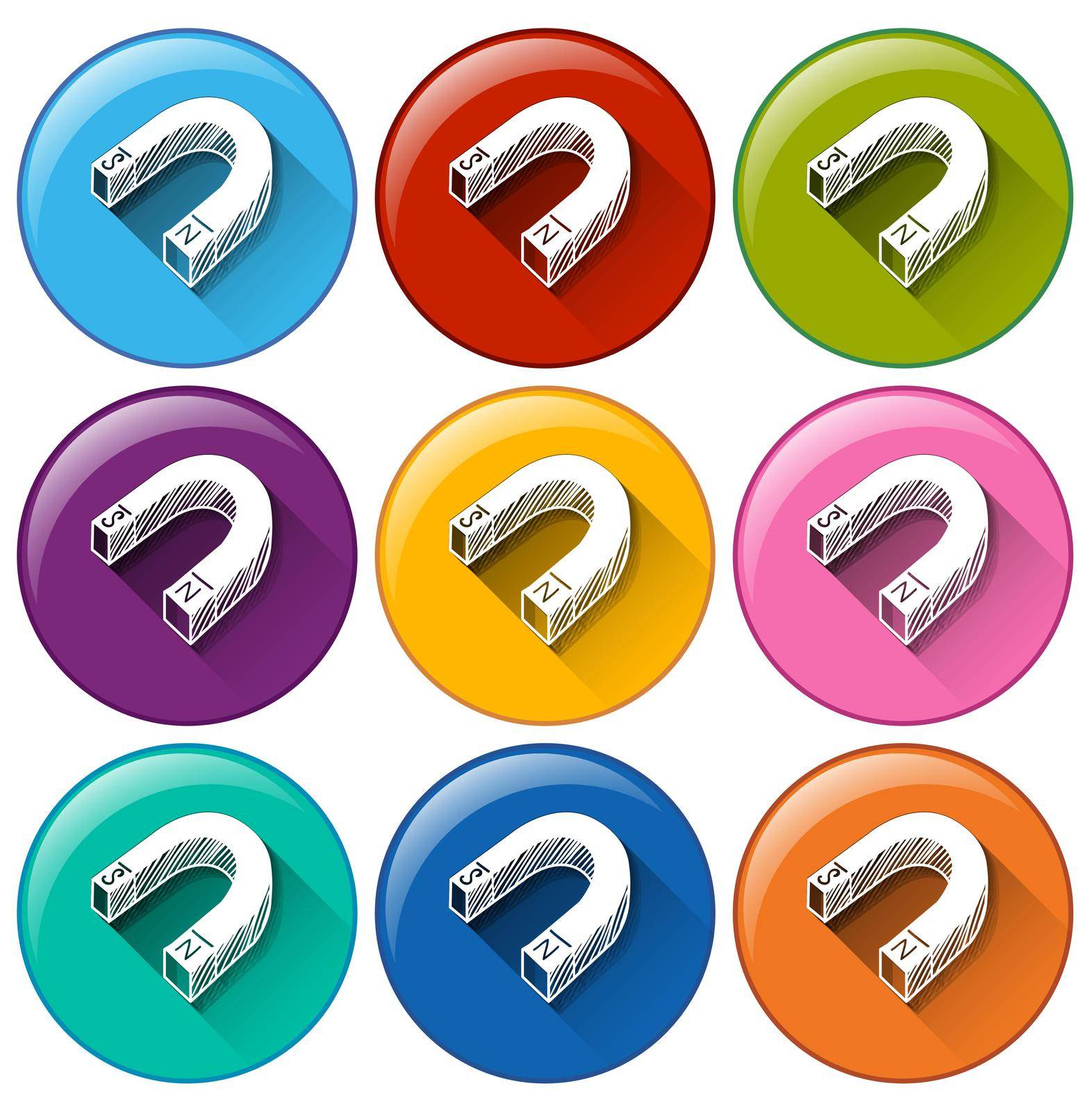 Magnet icons by iimages