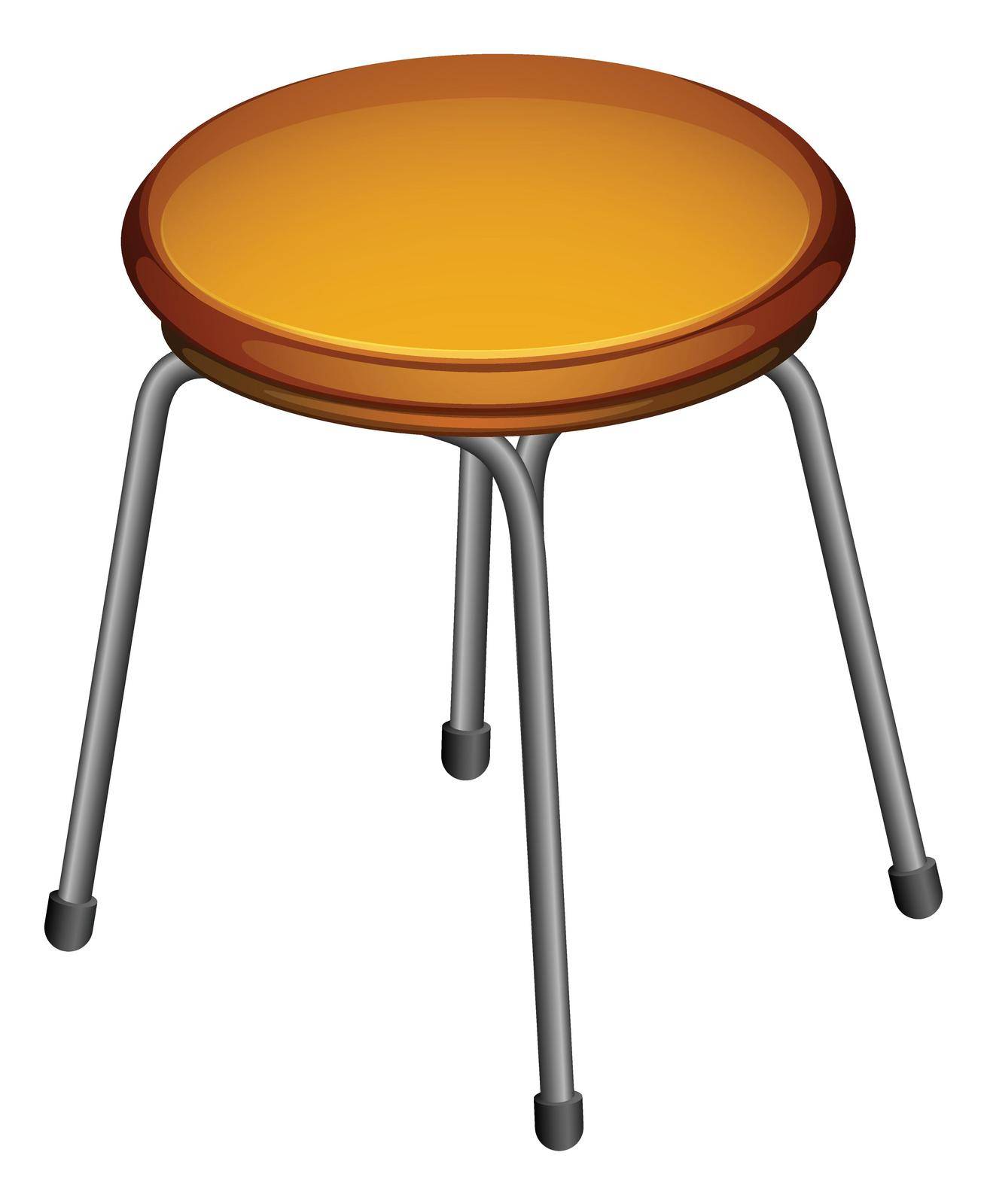 Illustration of a chair on a white background