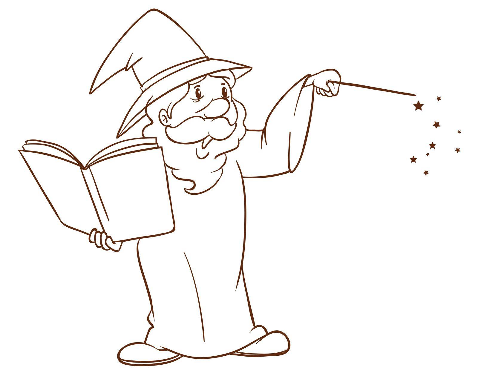 A simple sketch of a wizard by iimages