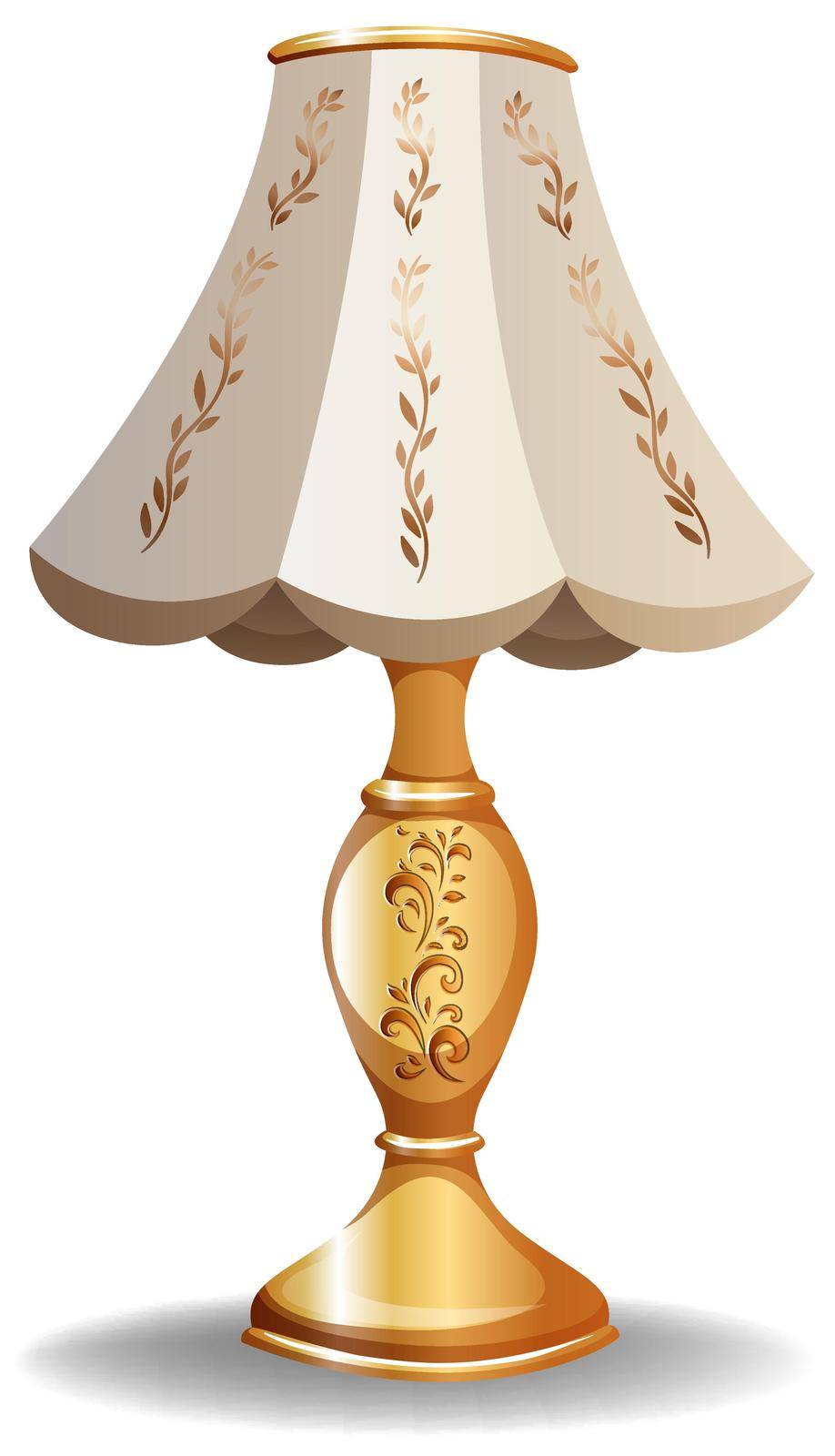 Luxury lamp in vintage design