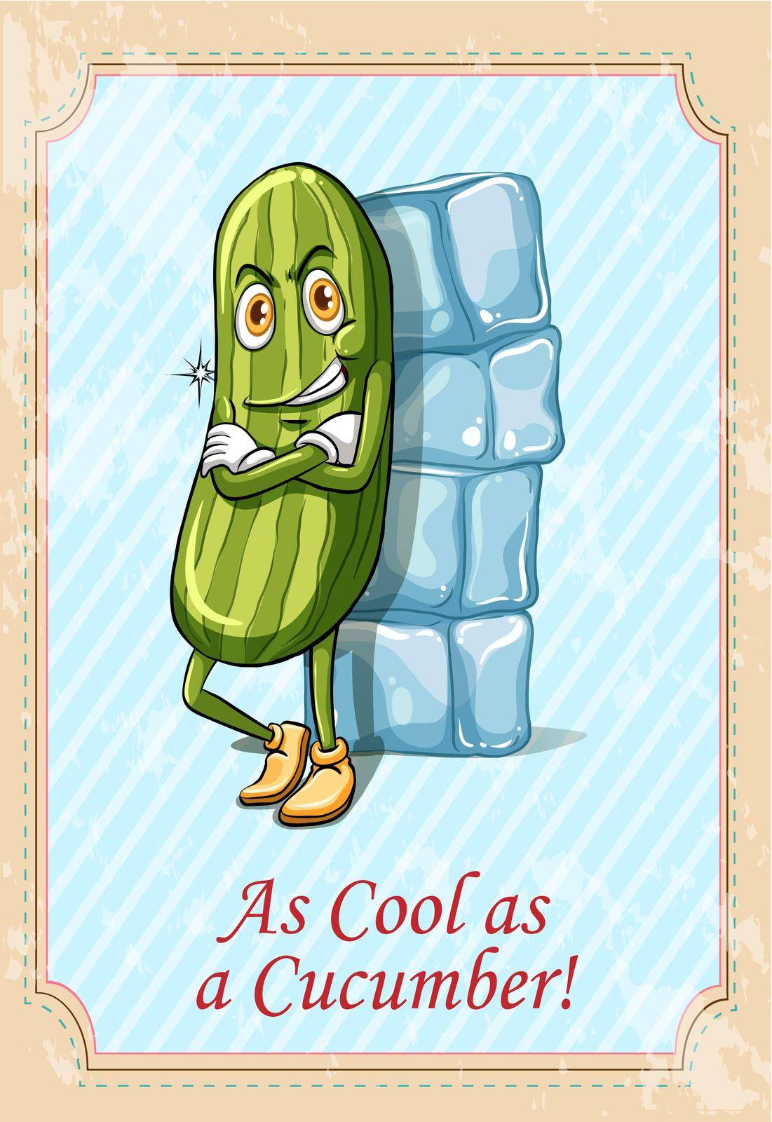 As cool as a cucumber by iimages