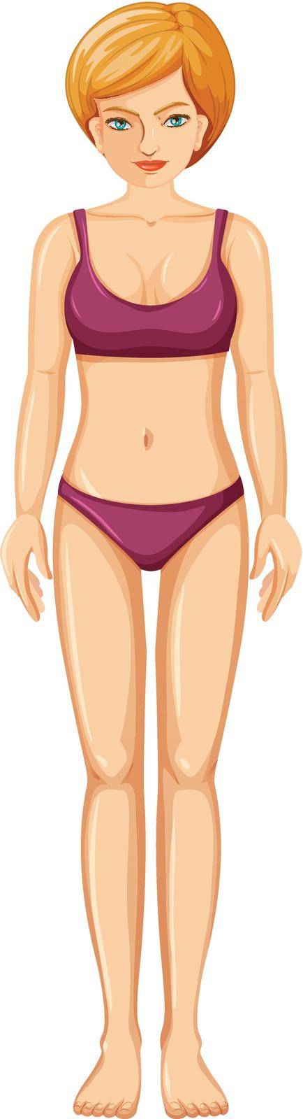 A Vector of Female Body illustration